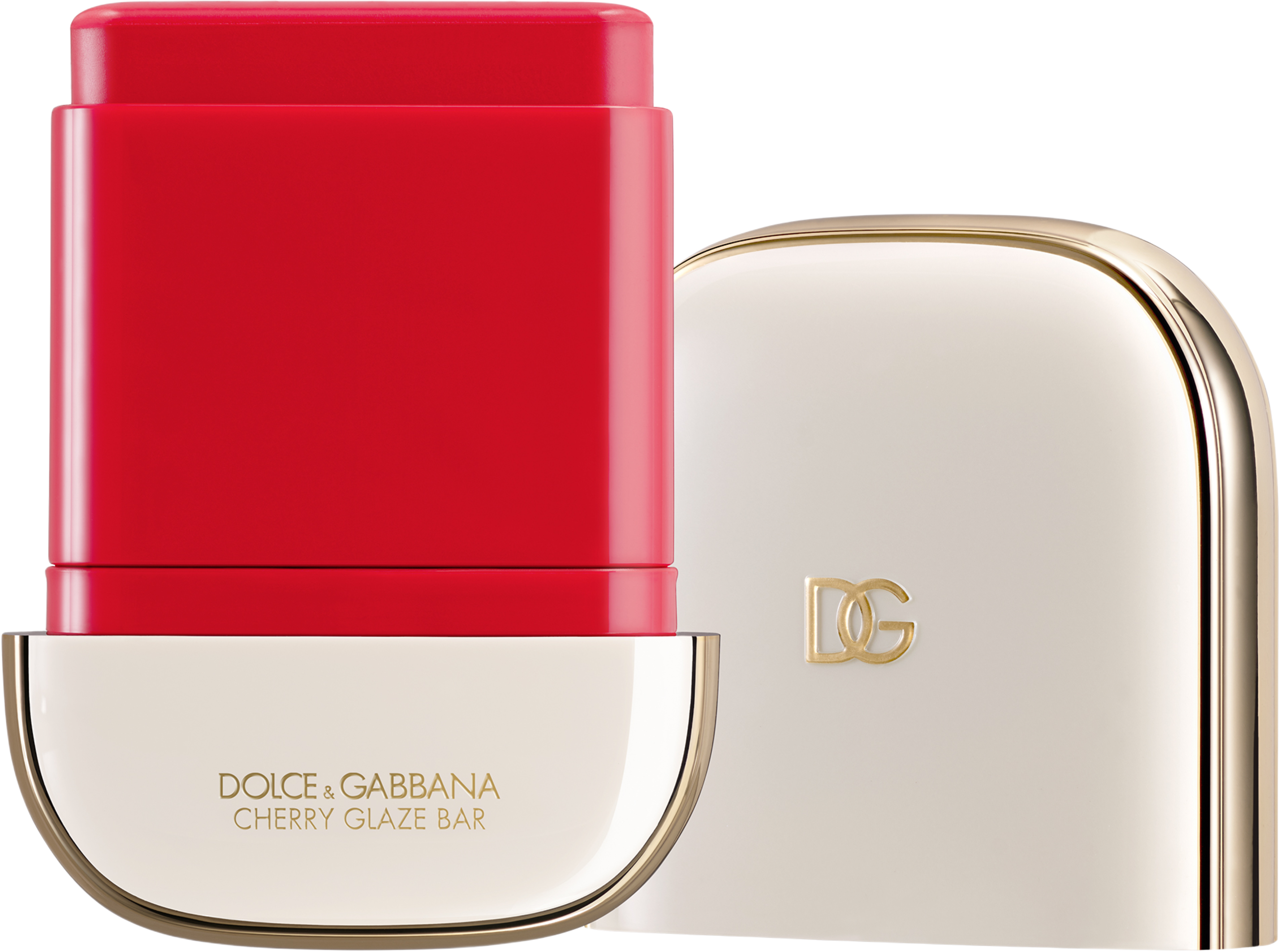 Cherry Glaze Bar Instant Glow Blush Stick, från Dolce & Gabbana, i färgen Sunny Red. Klicka för att öppna bilden i stort format