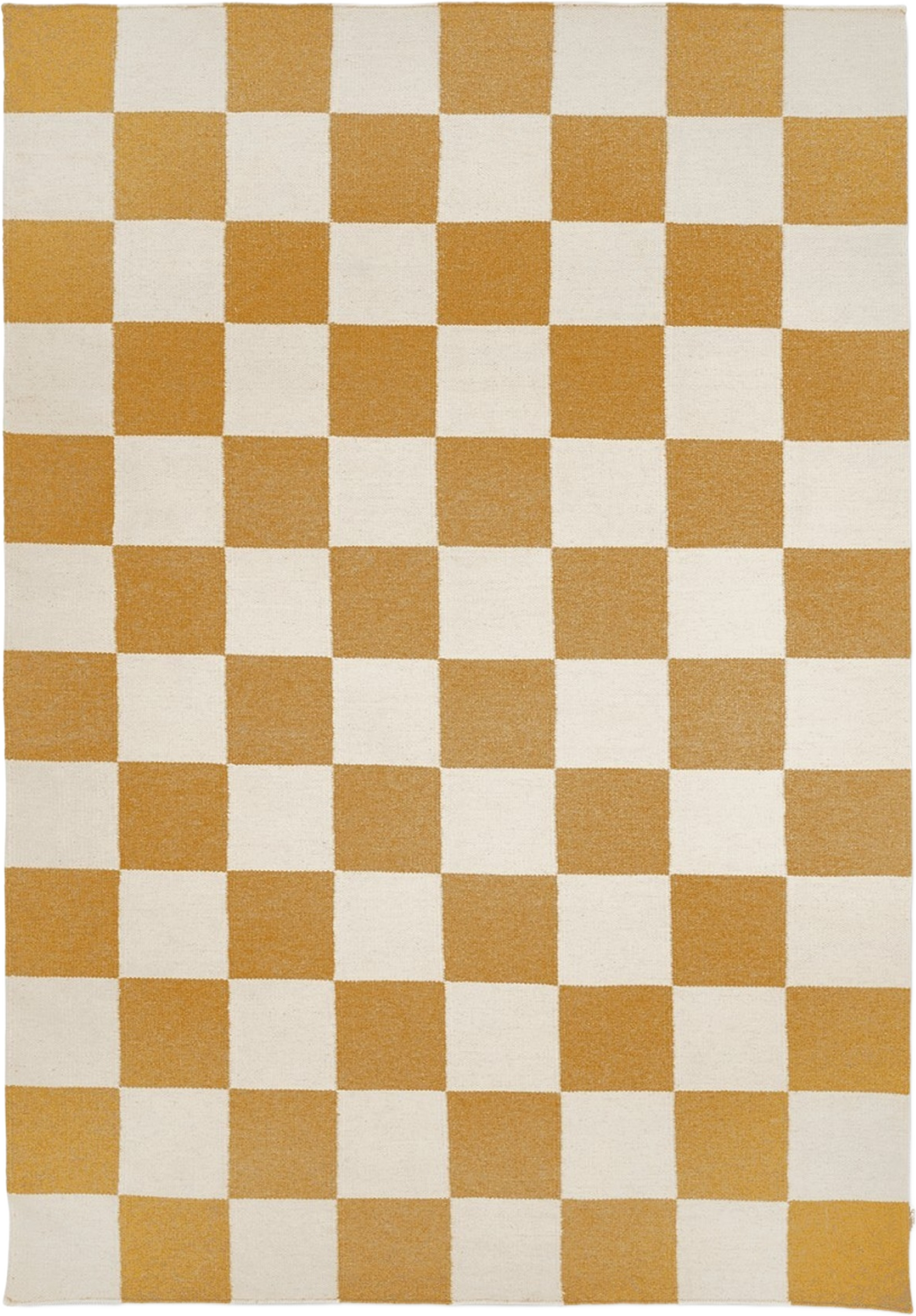 Matta Square 200x300 Cm, från Classic Collection, i färgen vit/gul. Klicka för att öppna bilden i stort format