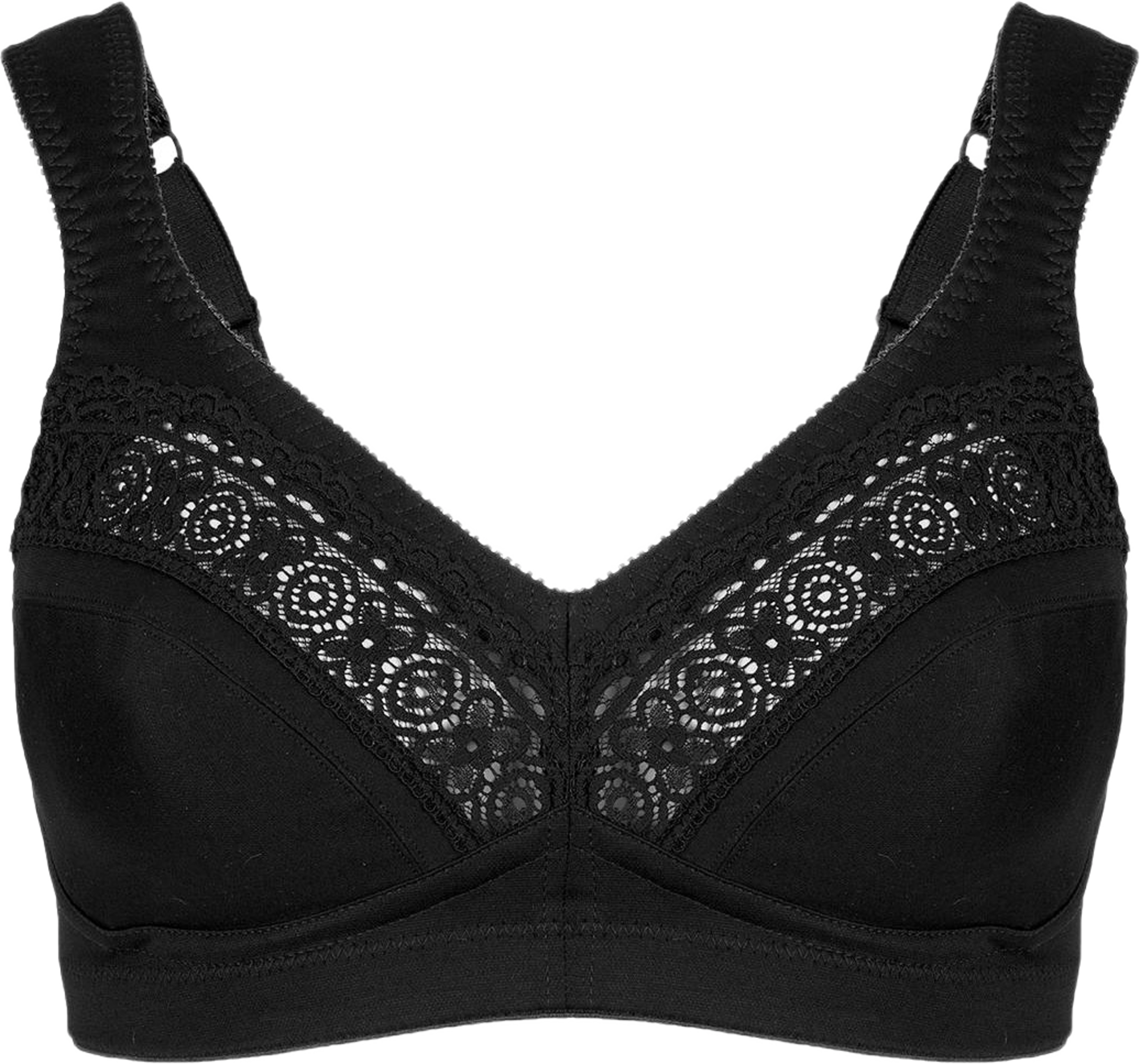 Cotton Star Bh Utan Bygel, från Swegmark, i färgen black. Klicka för att öppna bilden i stort format