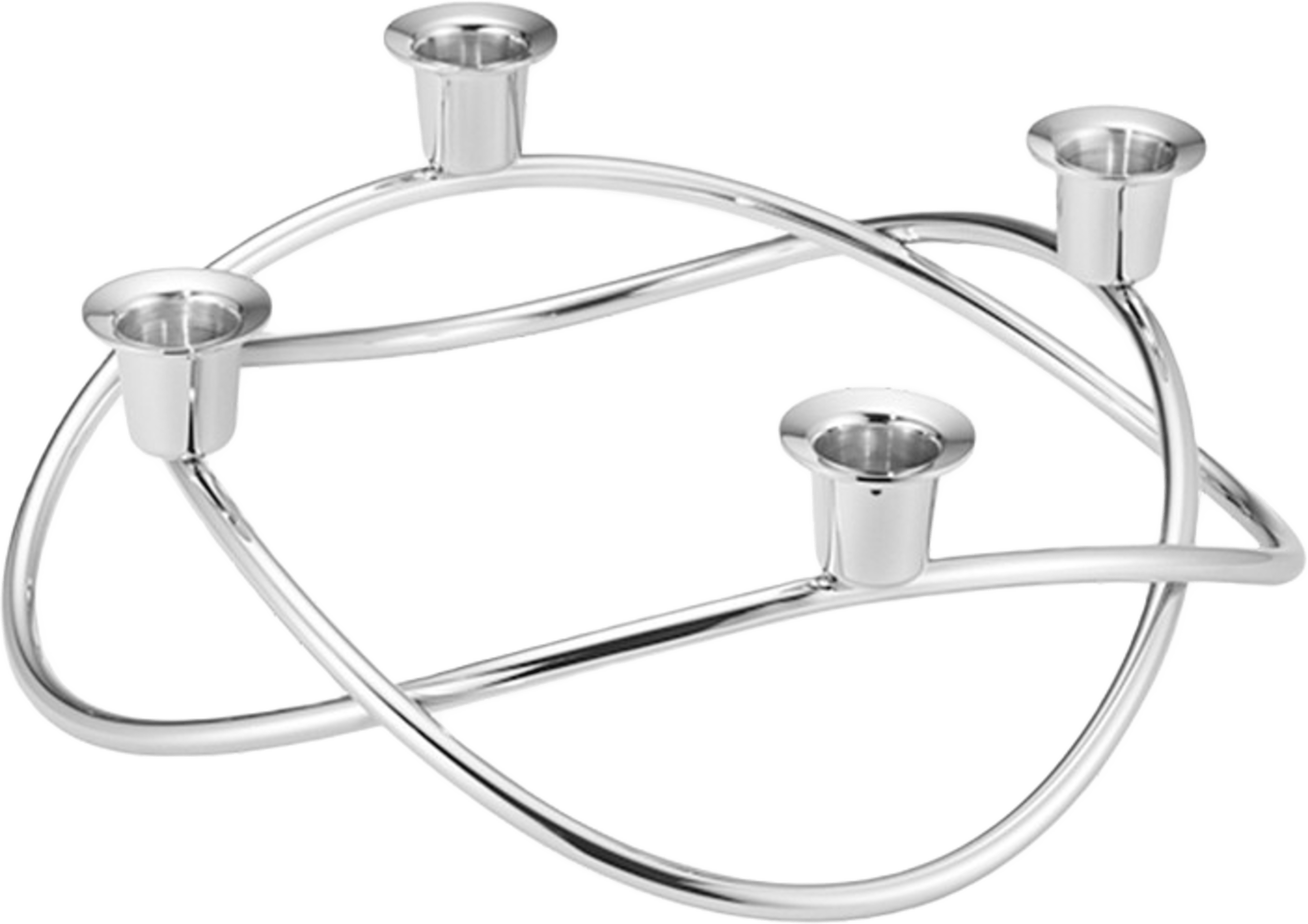 Ljusstake Season 26 cm, Silver, från Georg Jensen. Klicka för att öppna bilden i stort format