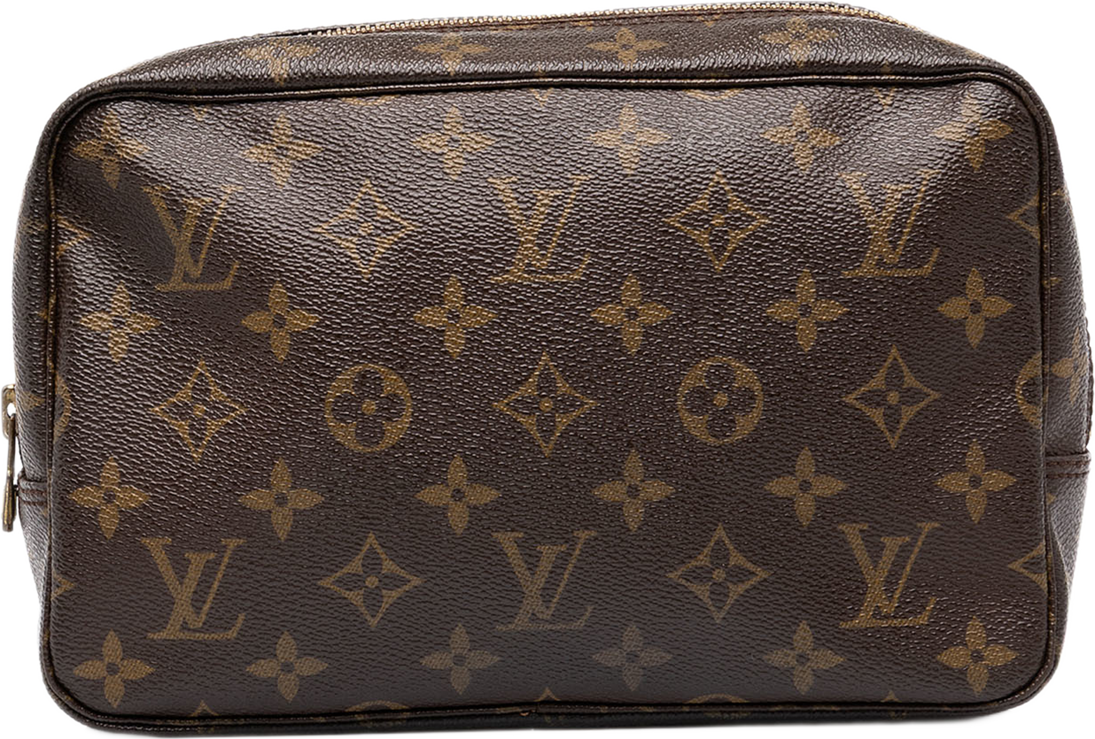 Louis Vuitton Monogram Trousse Toilette 23, från Luxclusif, i färgen brun. Klicka för att öppna bilden i stort format