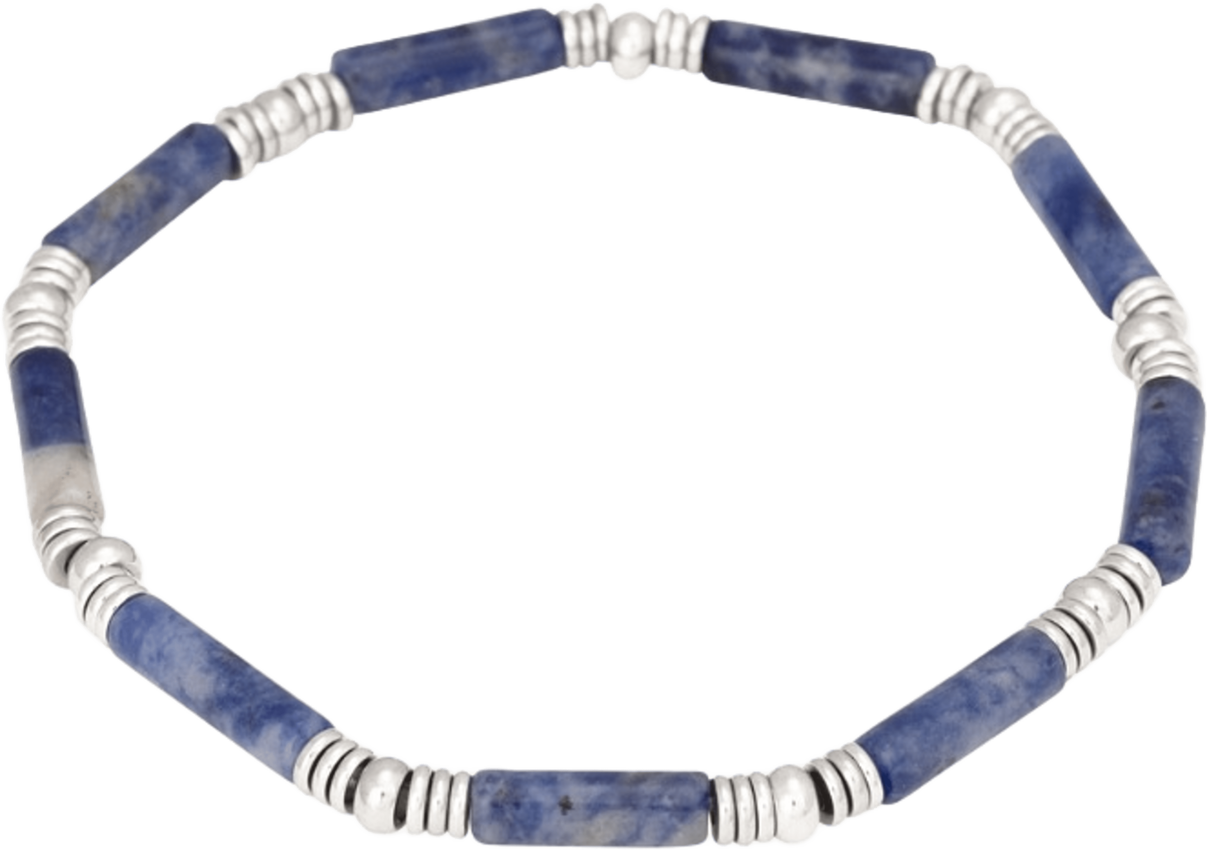 Billie Beadsarmband, från by BILLGREN, i färgen blue/stainless steel. Klicka för att öppna bilden i stort format
