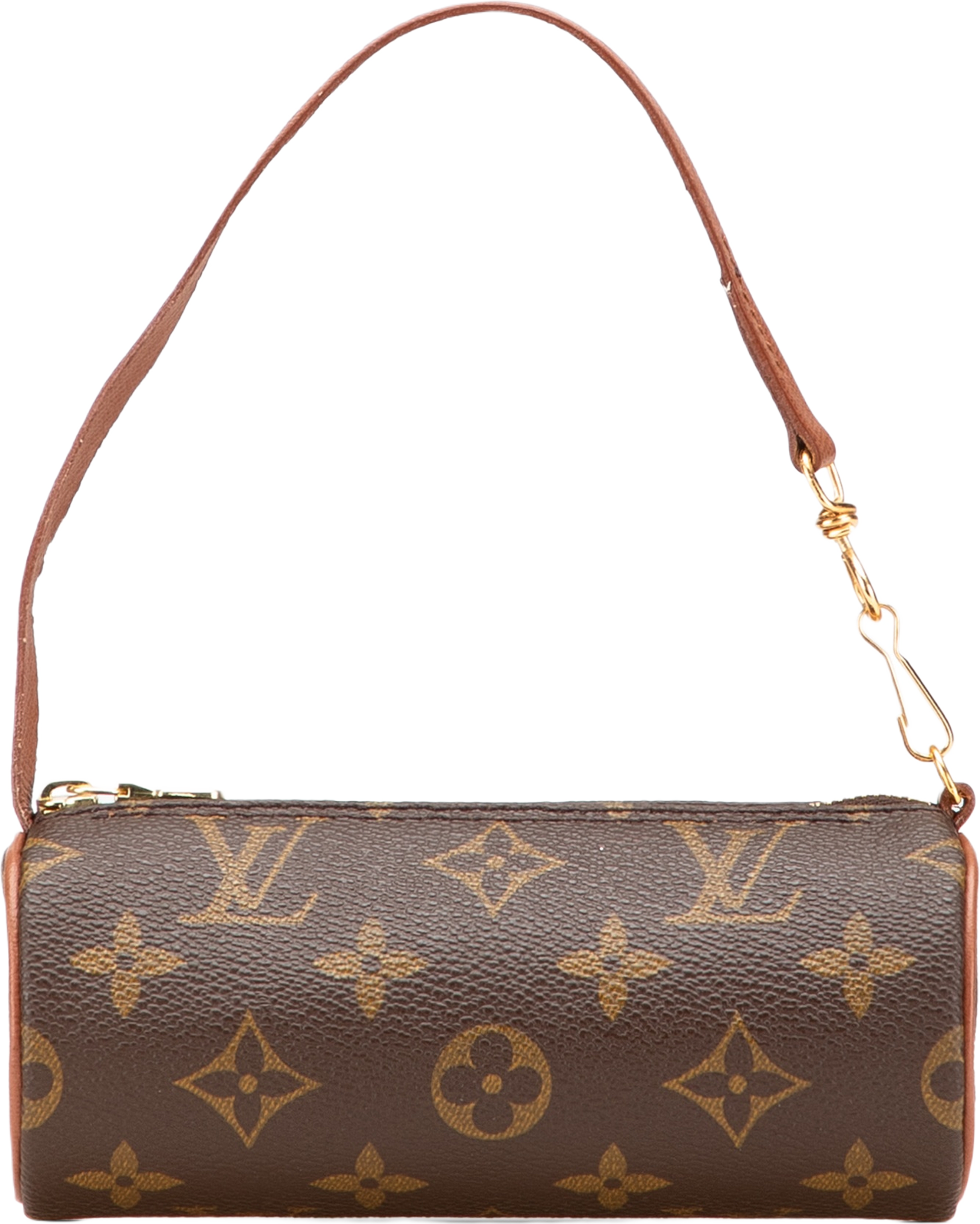Louis Vuitton Monogram Papillon Pochette, från Luxclusif, i färgen brown. Klicka för att öppna bilden i stort format