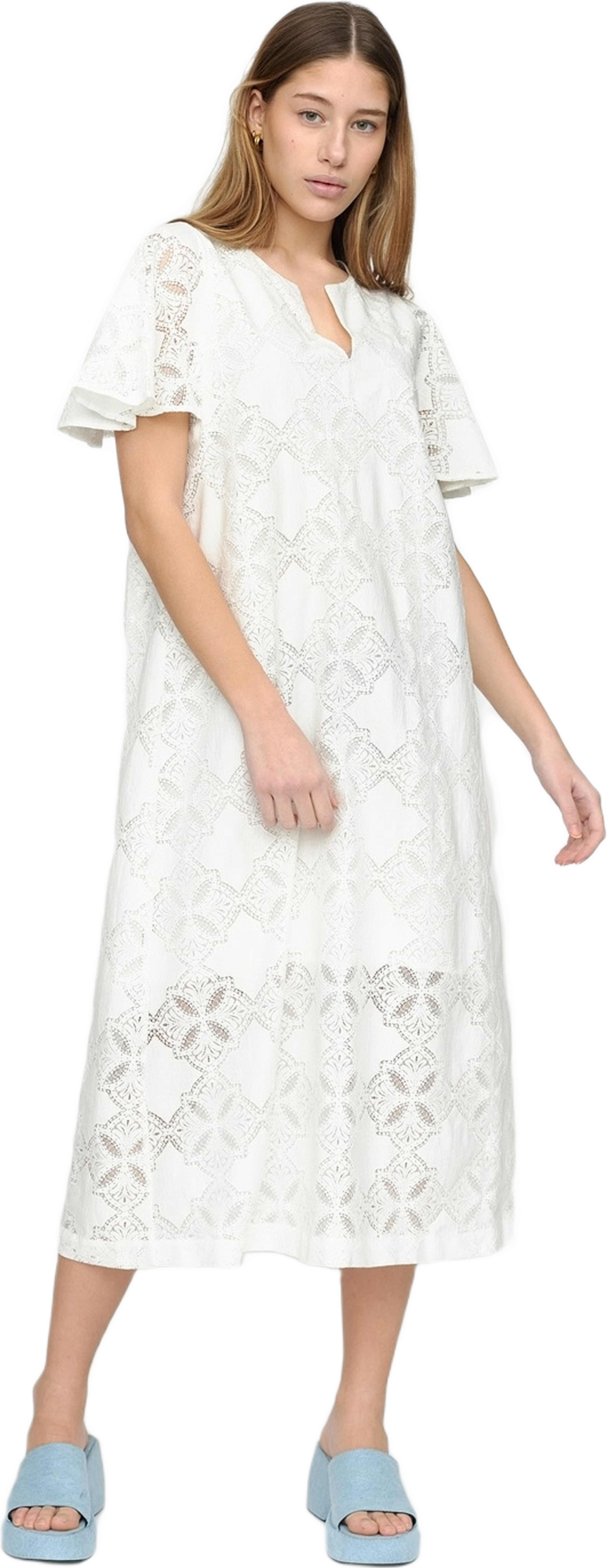 Srclio Midi Dress - Snow White