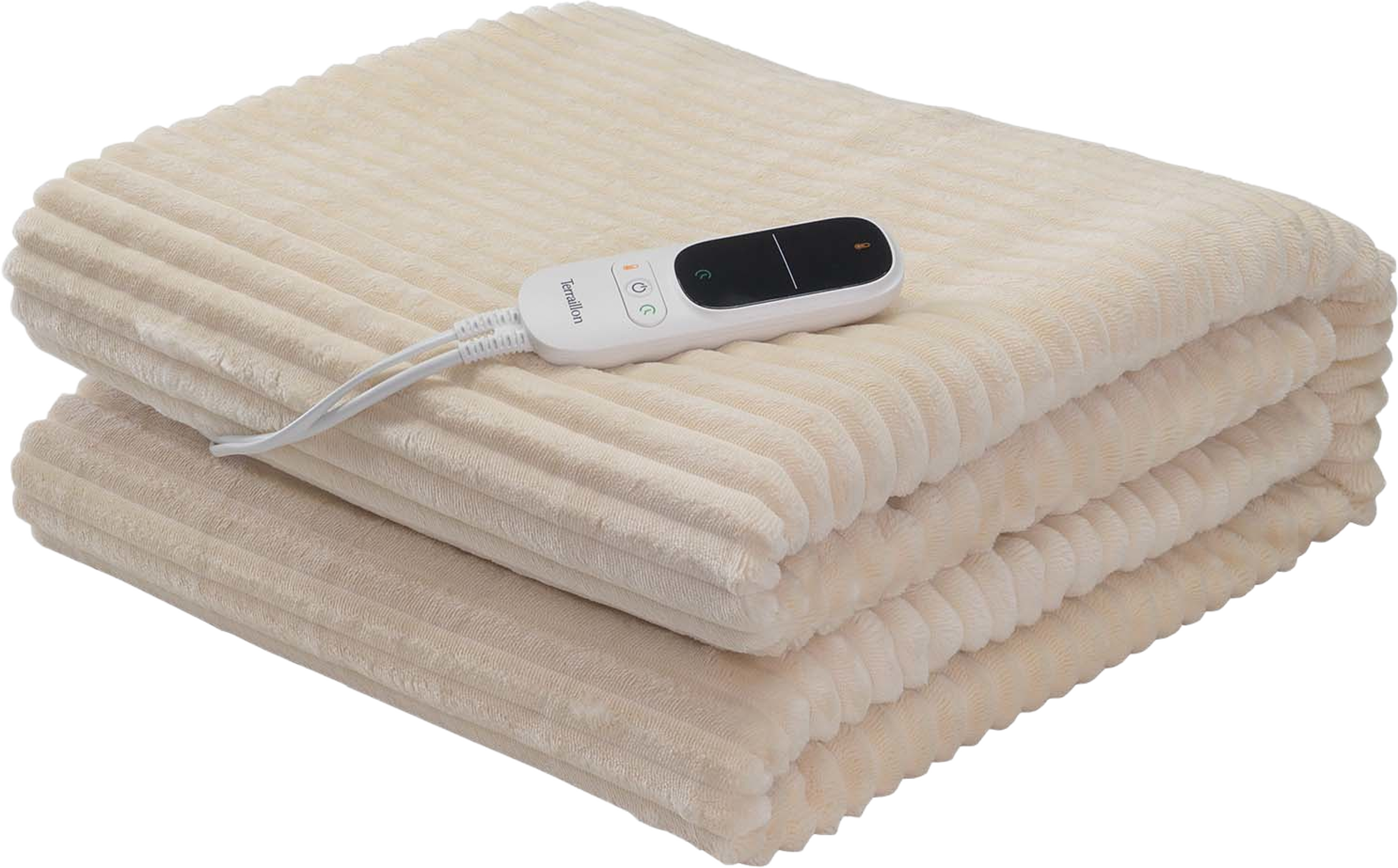 Värmefilt Koomy 180x130cm 140w Cream, från Terraillon, i färgen cream. Klicka för att öppna bilden i stort format