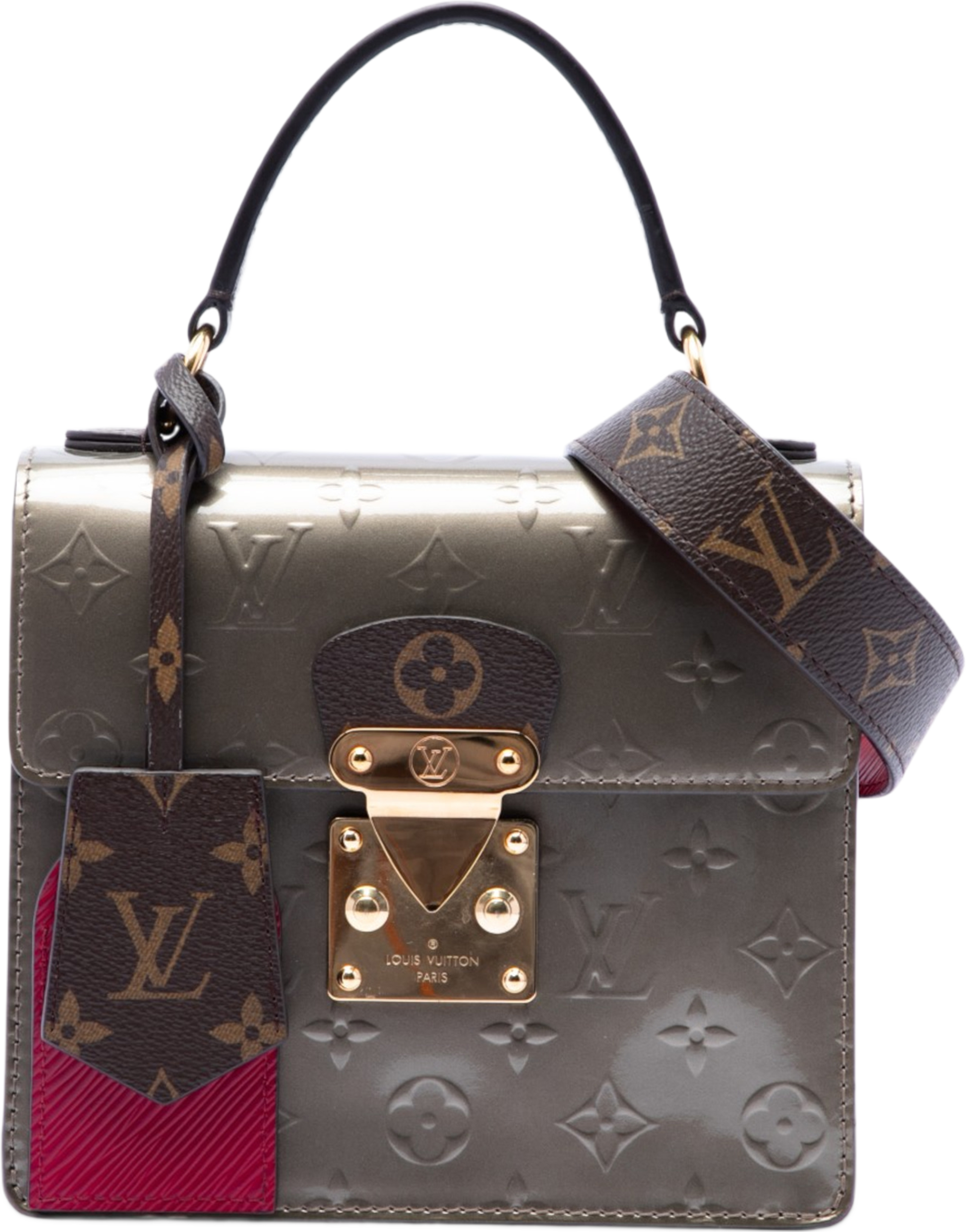 Louis Vuitton Monogram Vernis Spring Street, från Luxclusif, i färgen brun. Klicka för att öppna bilden i stort format