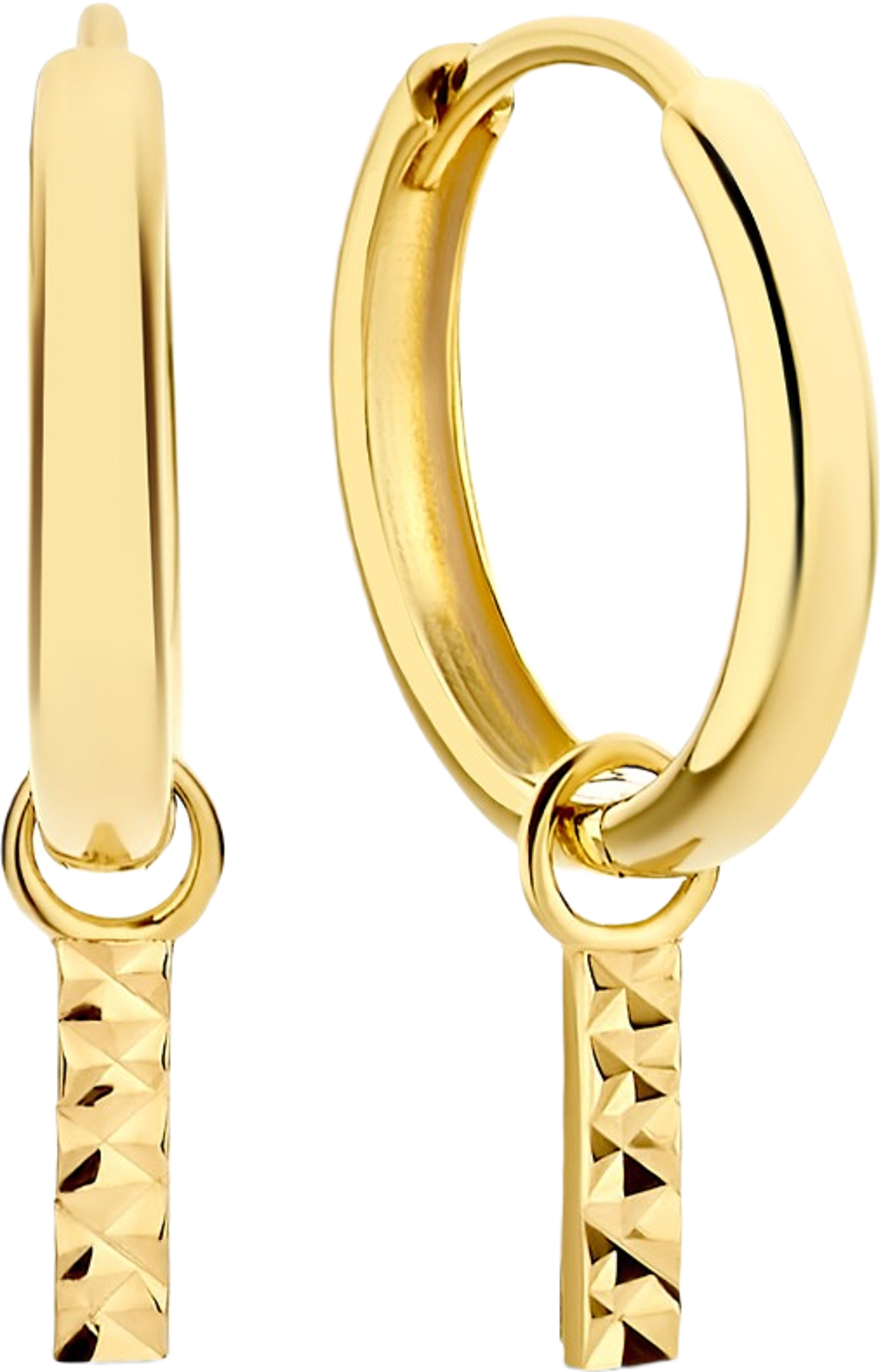 Rivoli 14 Karat Guld Creoler