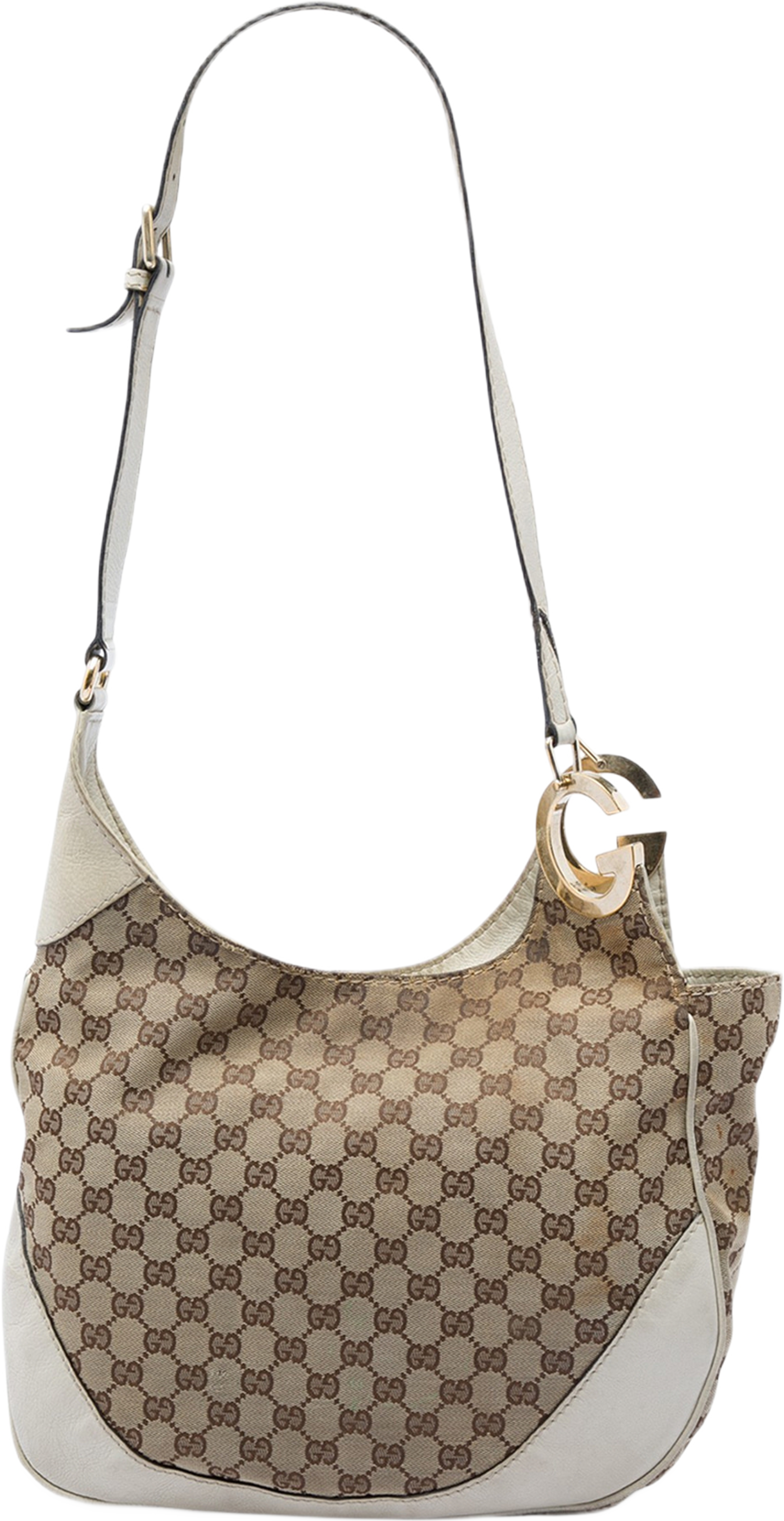 Gucci Gg Canvas Charlotte Crossbody, från Luxclusif, i färgen beige. Klicka för att öppna bilden i stort format