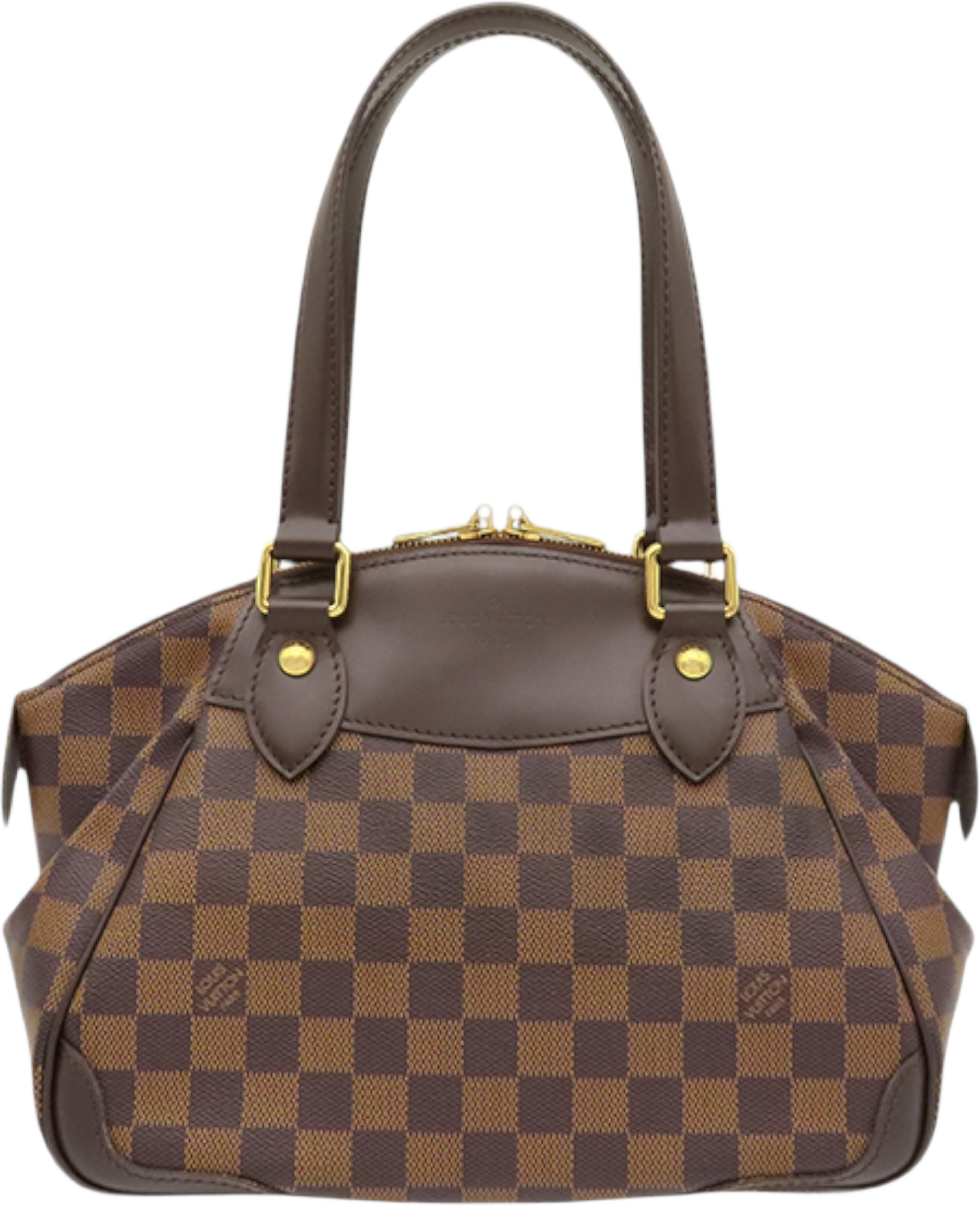 Louis Vuitton Damier Ebene Verona Pm, från Luxclusif, i färgen brun. Klicka för att öppna bilden i stort format