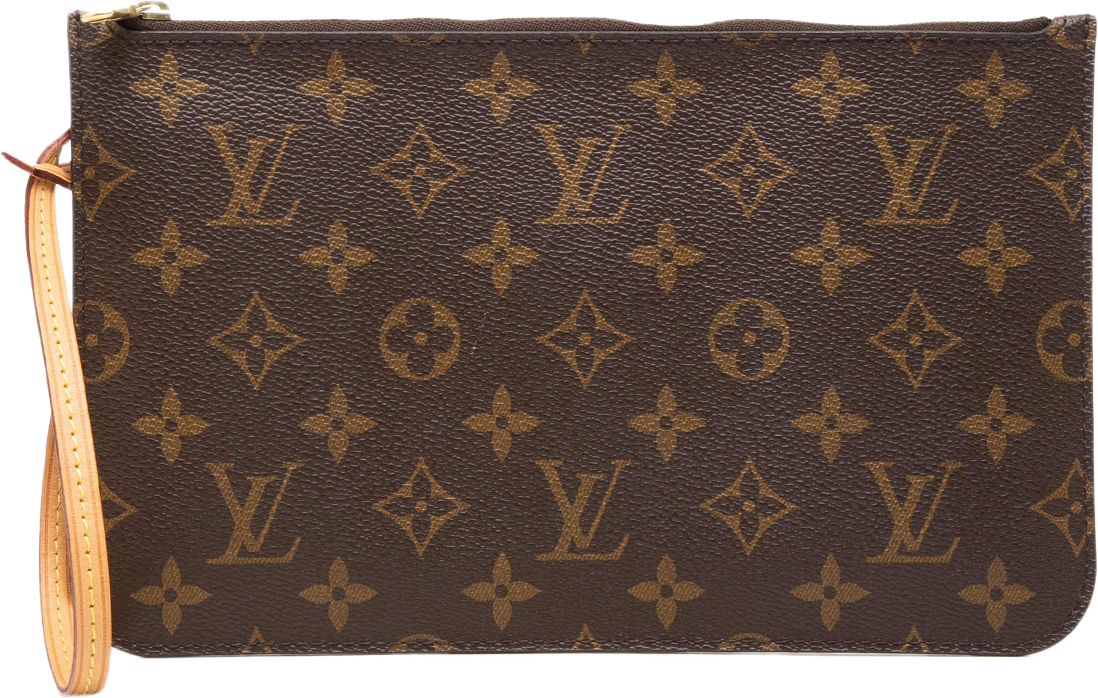Louis Vuitton Monogram Neverfull Mm Pouch, från Luxclusif, i färgen brun. Klicka för att öppna bilden i stort format