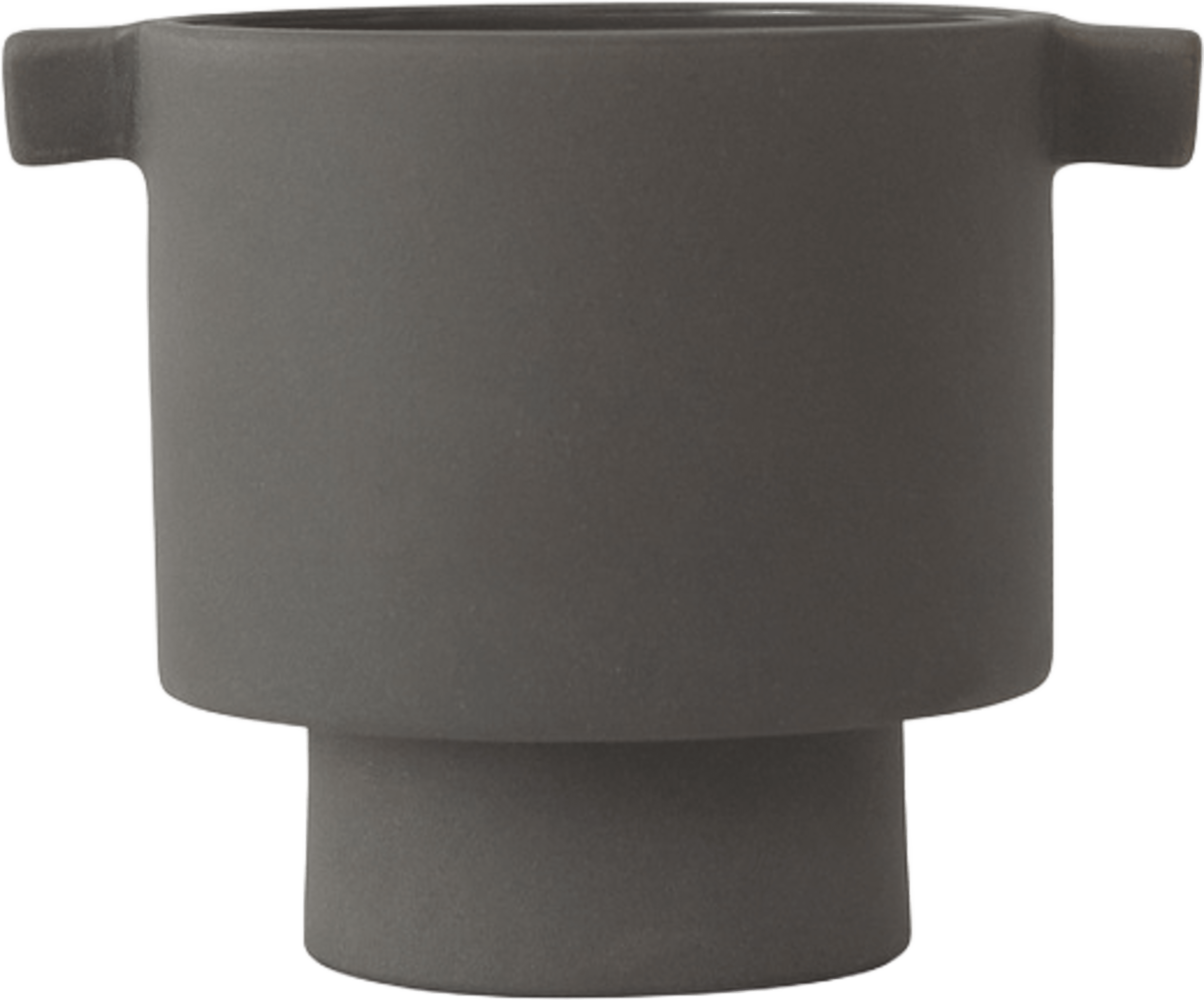 Inka Kana Pot, från OYOY Living, i färgen anthracite. Klicka för att öppna bilden i stort format