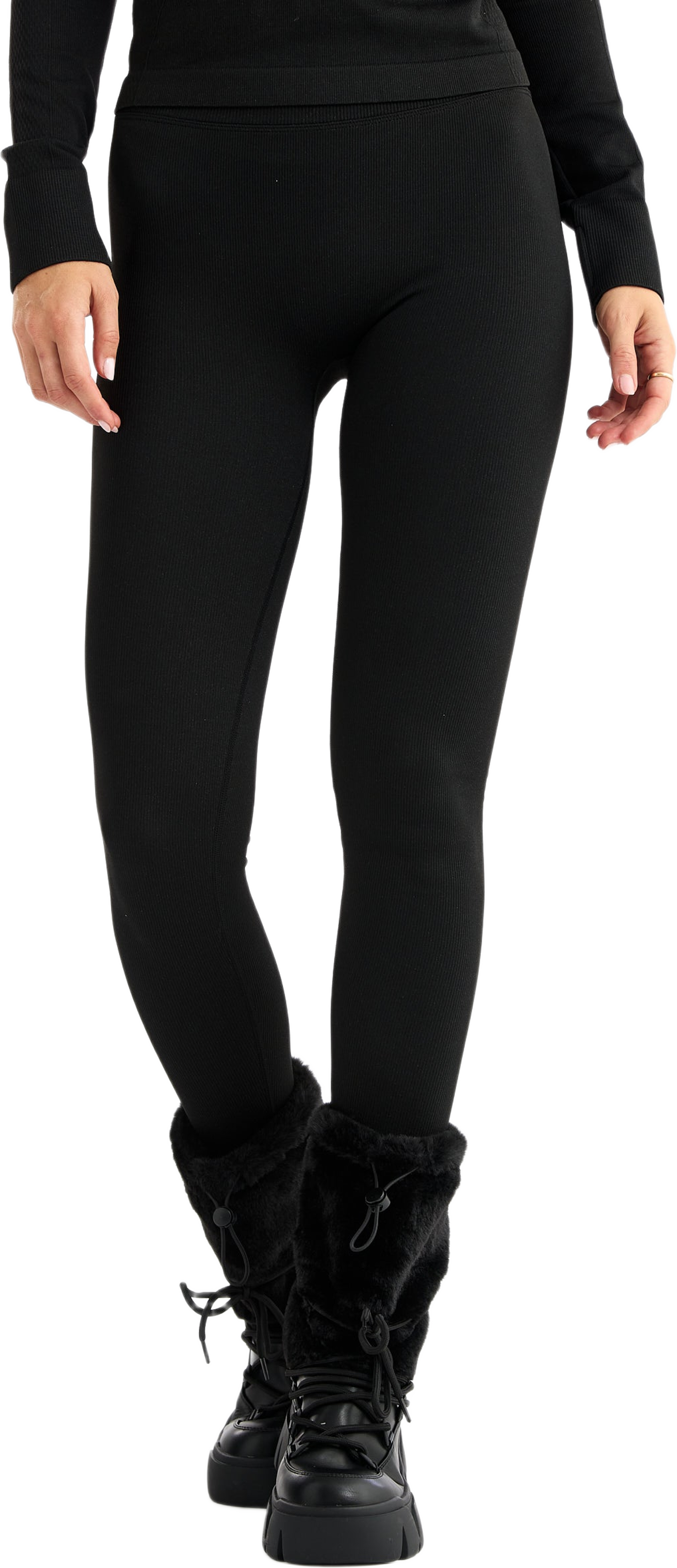 Seamless Base Layer Tights, från Drop of Mindfulness, i färgen black après. Klicka för att öppna bilden i stort format