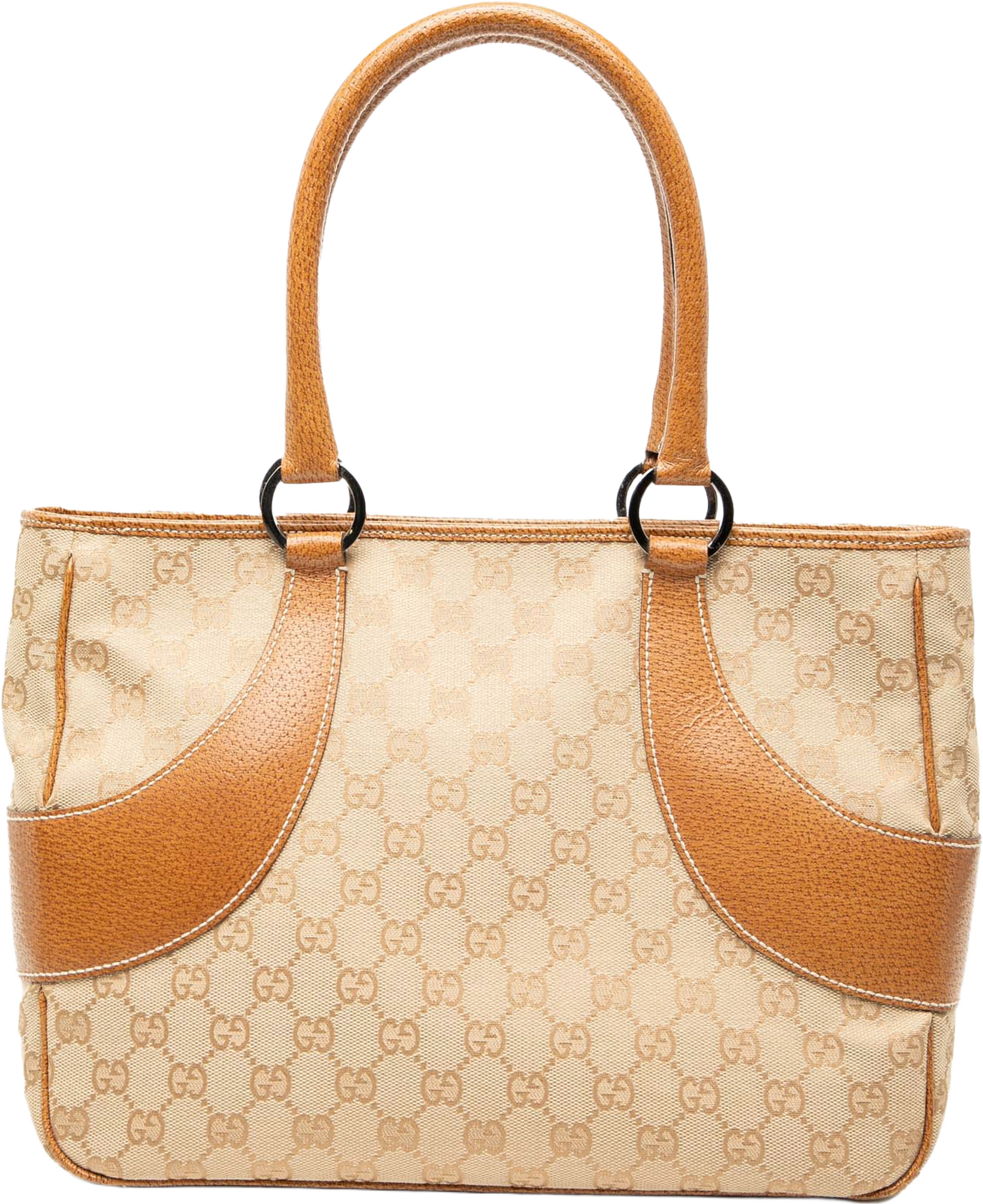 Gucci Gg Canvas Tote, från Luxclusif, i färgen beige. Klicka för att öppna bilden i stort format