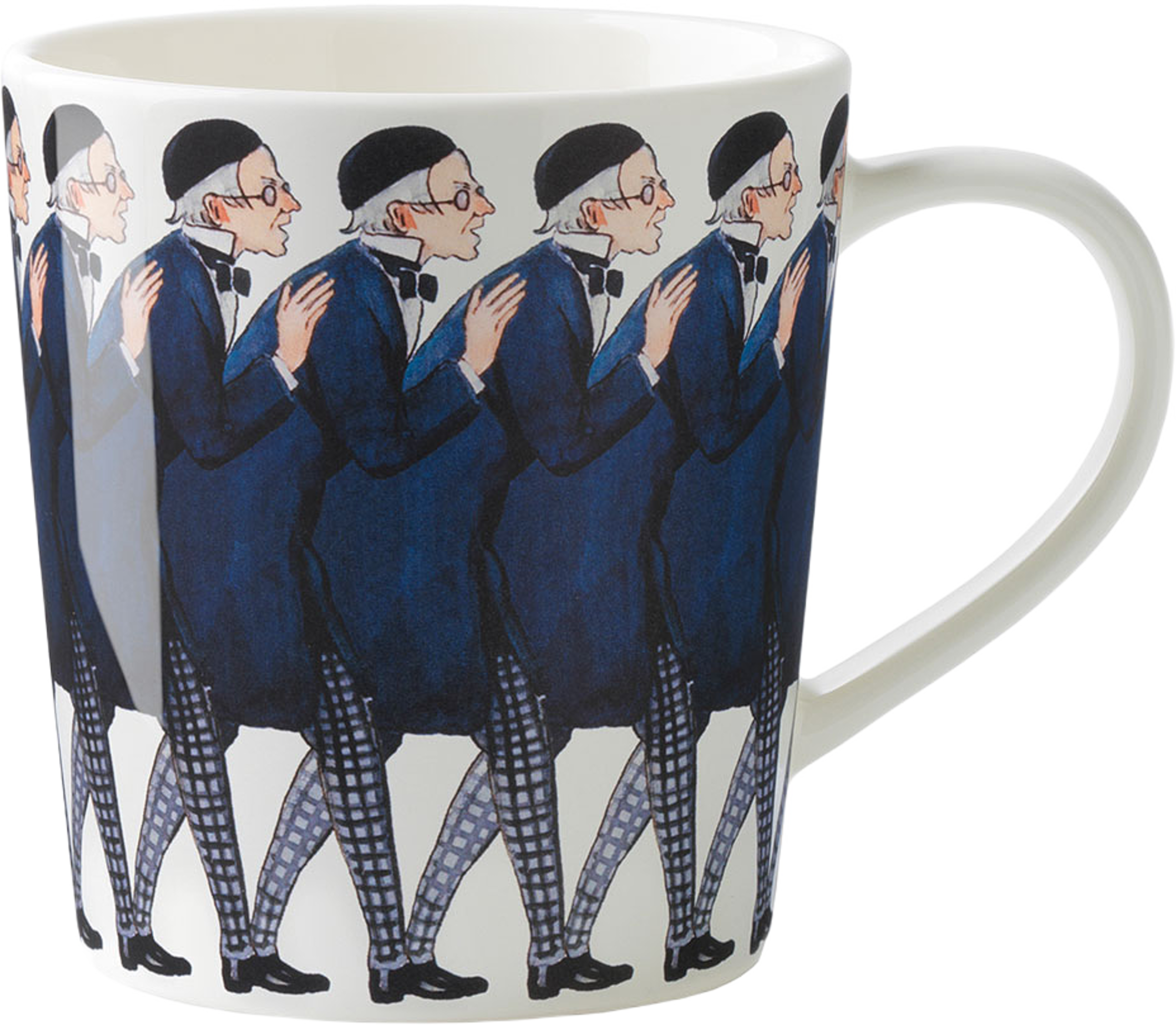 Elsa Beskow Mugg 40 cl with handle Uncle Blue