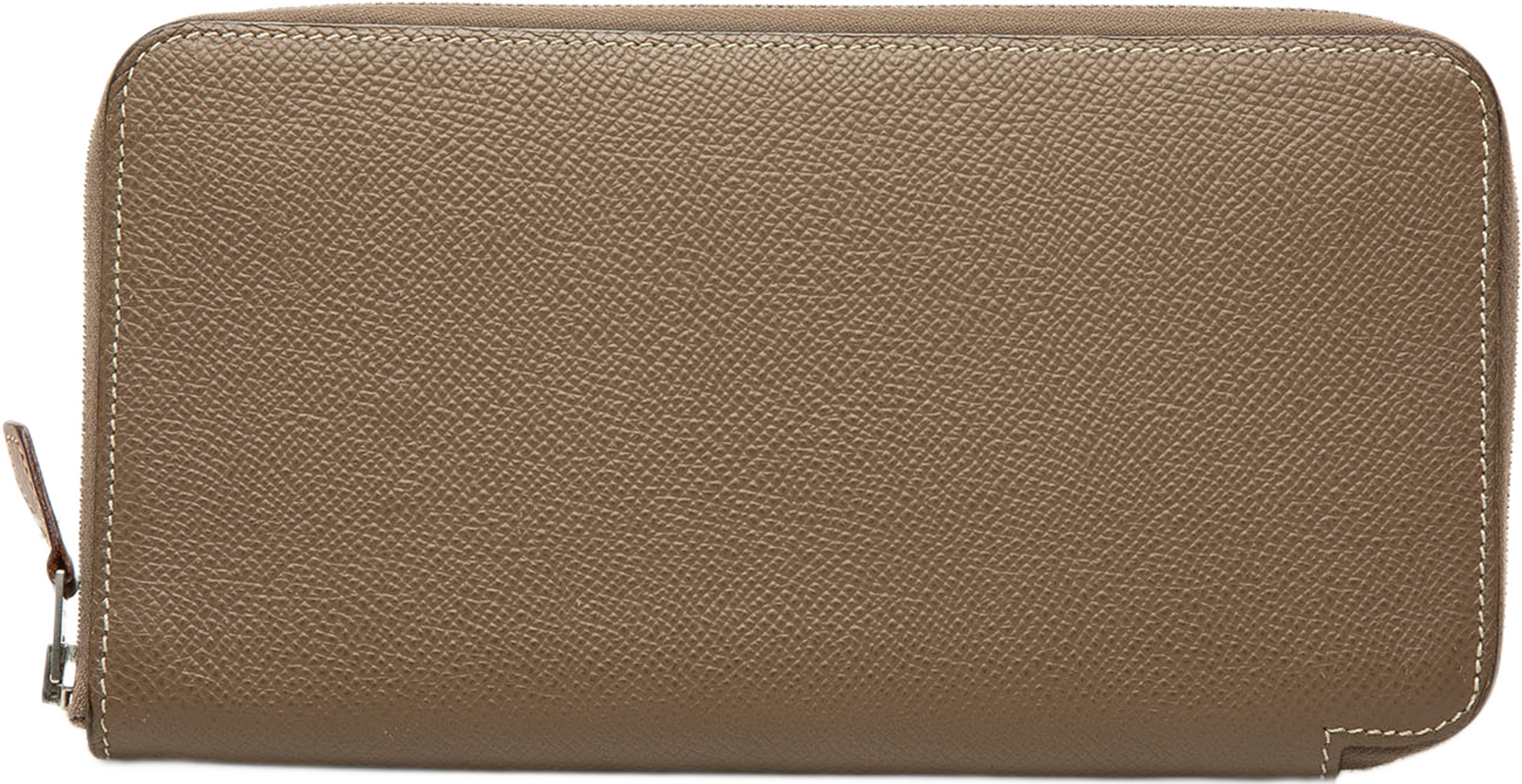 Hermès Epsom Azap Silk In Long Wallet, från Luxclusif, i färgen brun. Klicka för att öppna bilden i stort format