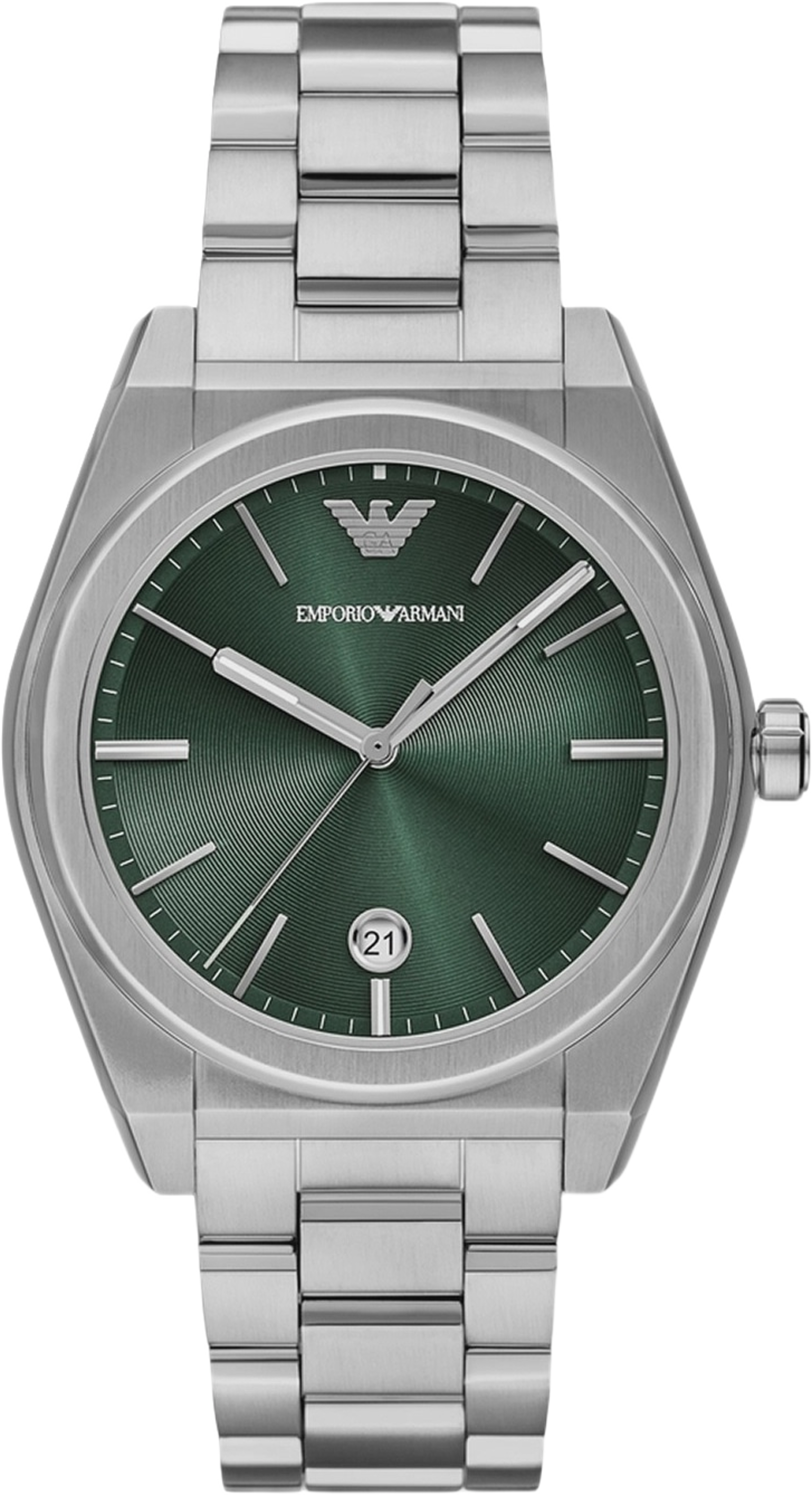 Emporio Armani Federico Herr Grön/stållänk - Ar11621, från Emporio Armani, i färgen 1. Klicka för att öppna bilden i stort format