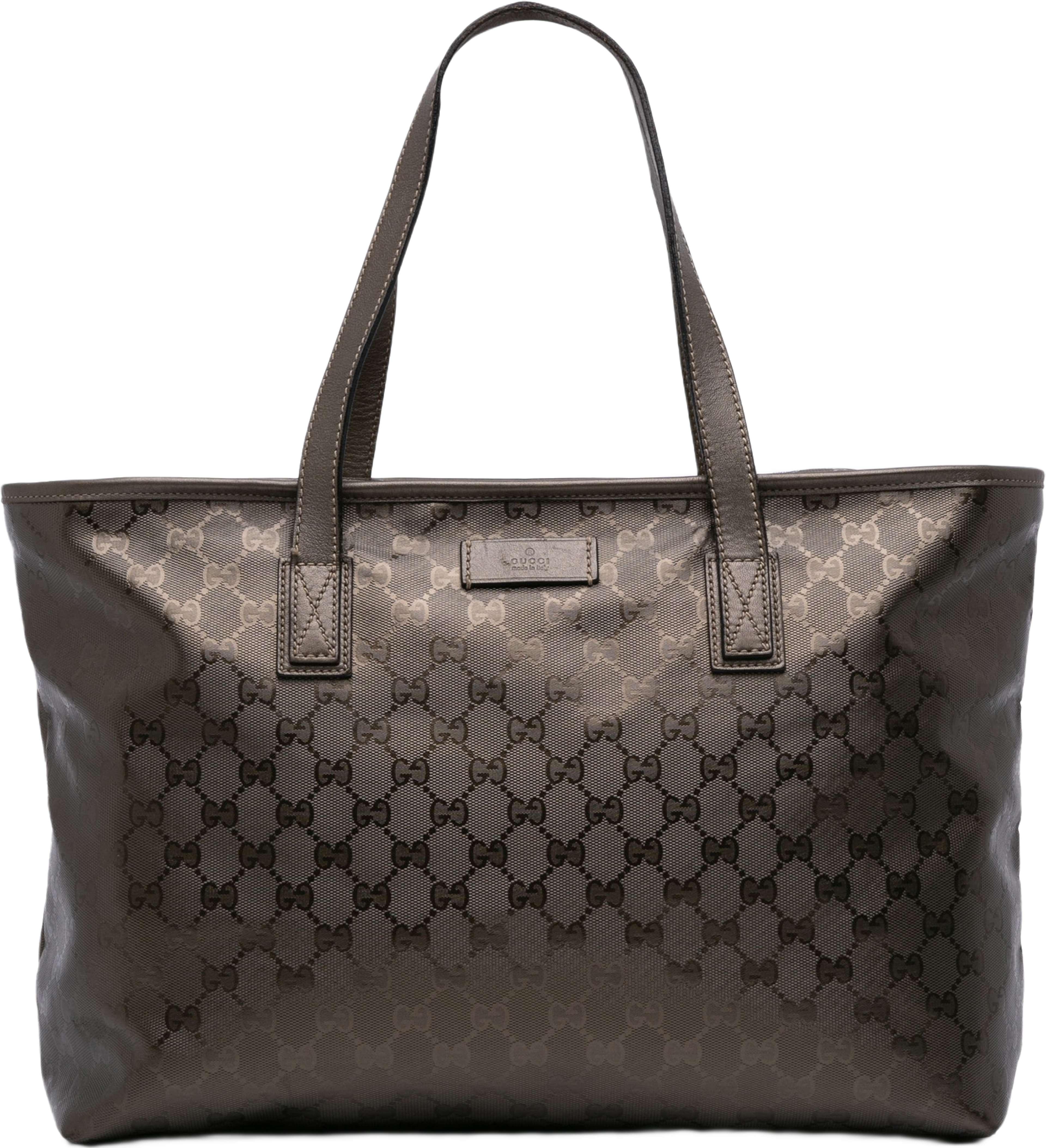 Gucci Medium Gg Imprime Tote, från Luxclusif, i färgen gold. Klicka för att öppna bilden i stort format