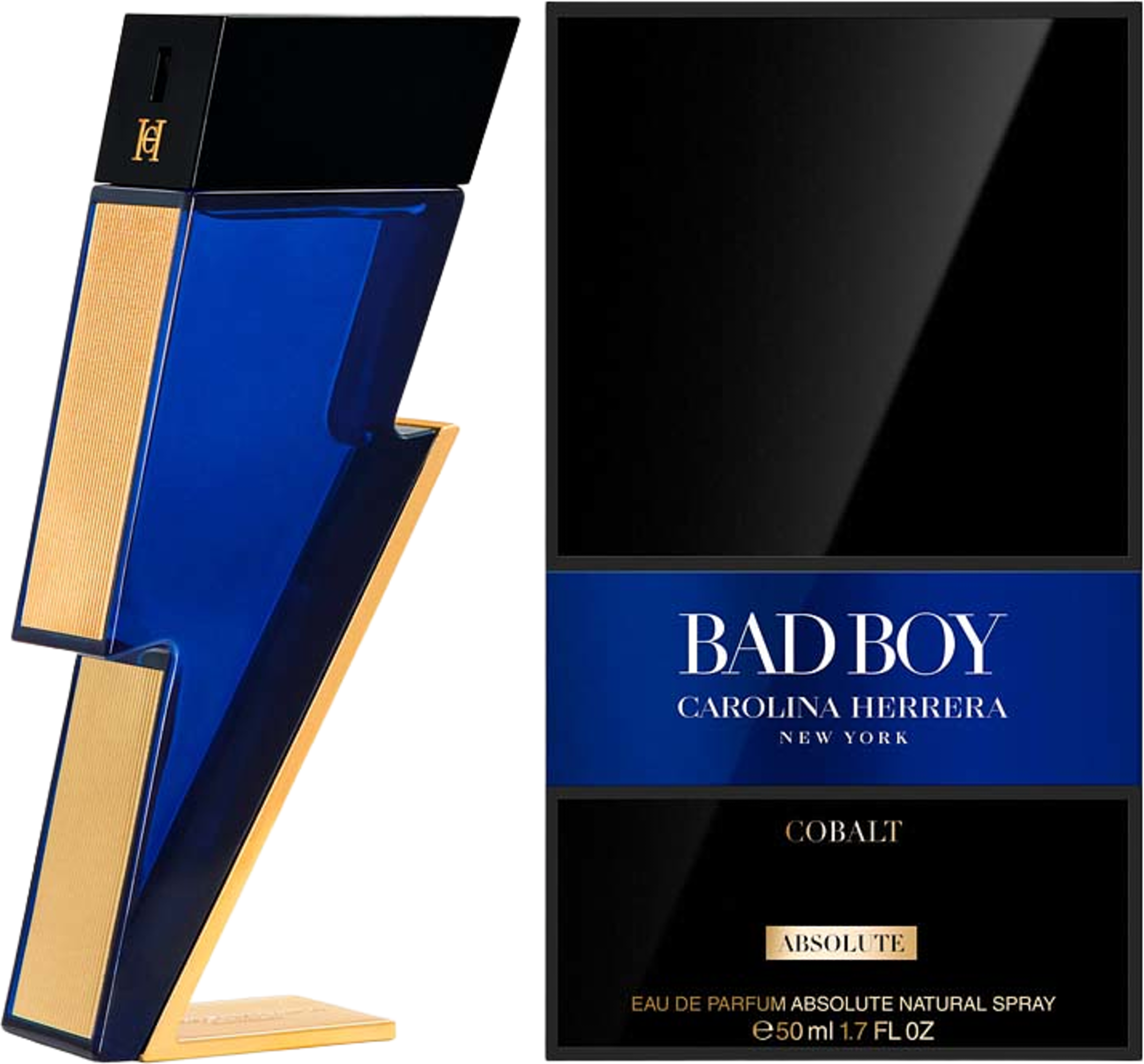 Bad Boy Cobalt Absolu Eau de parfum, från Carolina Herrera. Klicka för att öppna bilden i stort format