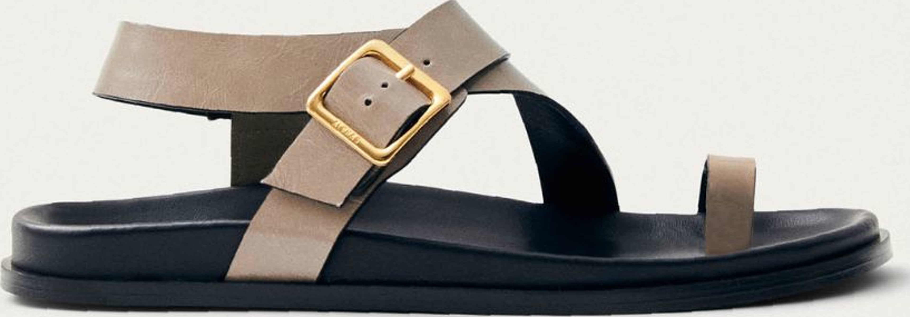 Siren Onix Stone Beige Leather Sandals