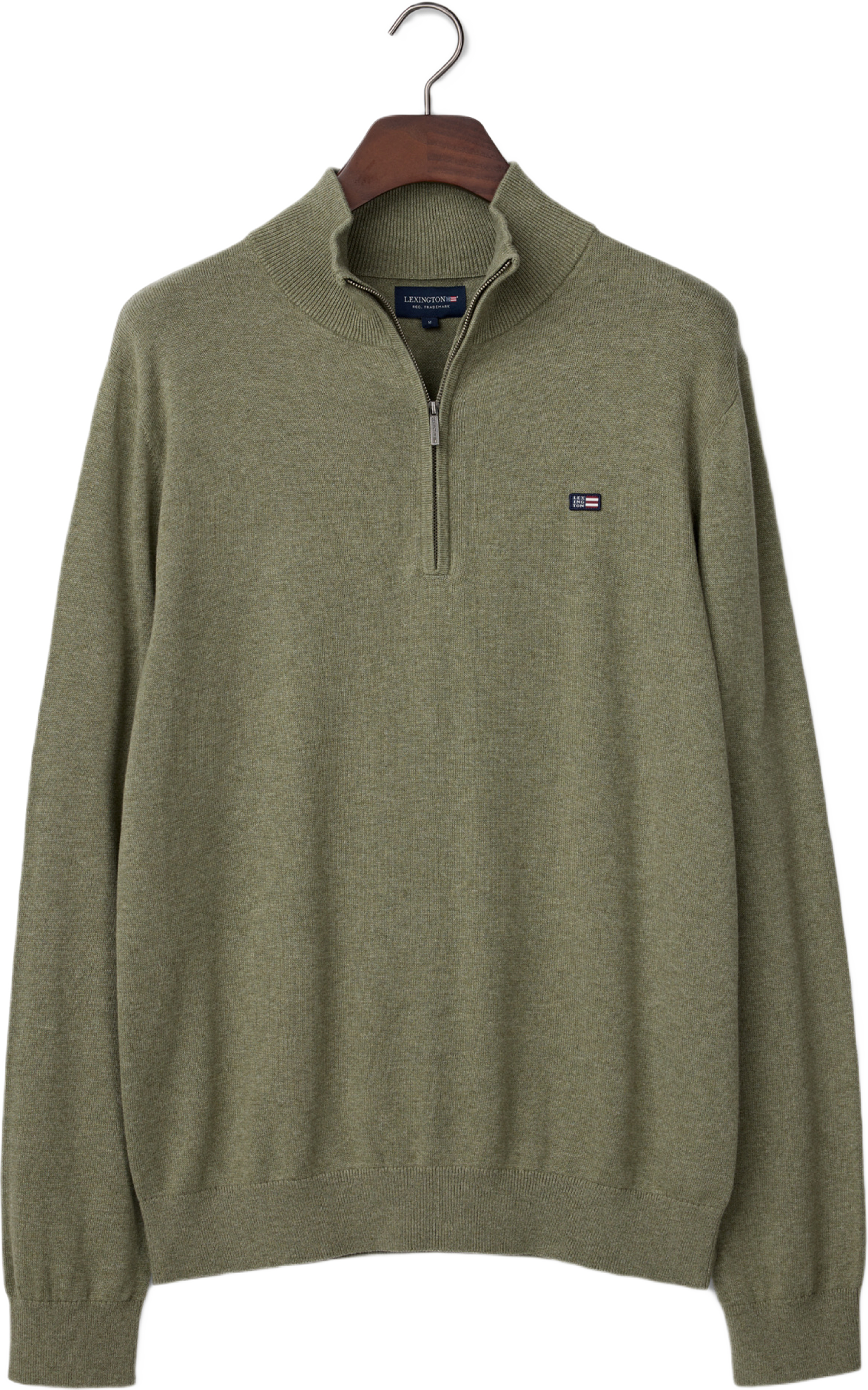 Cotton Half-zip Sweater