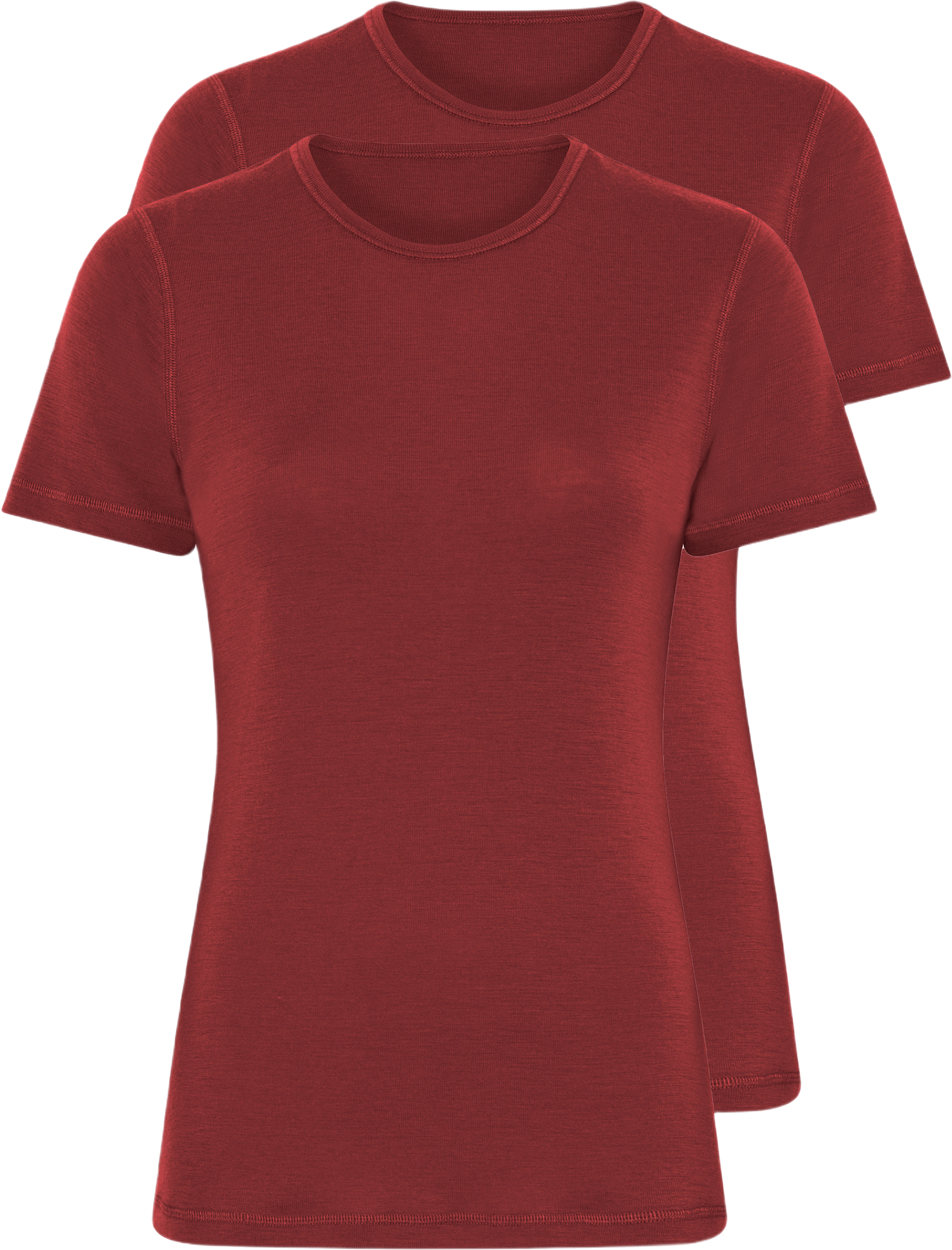 2-pack 100% Merinoull, T-shirt, Marinblått
