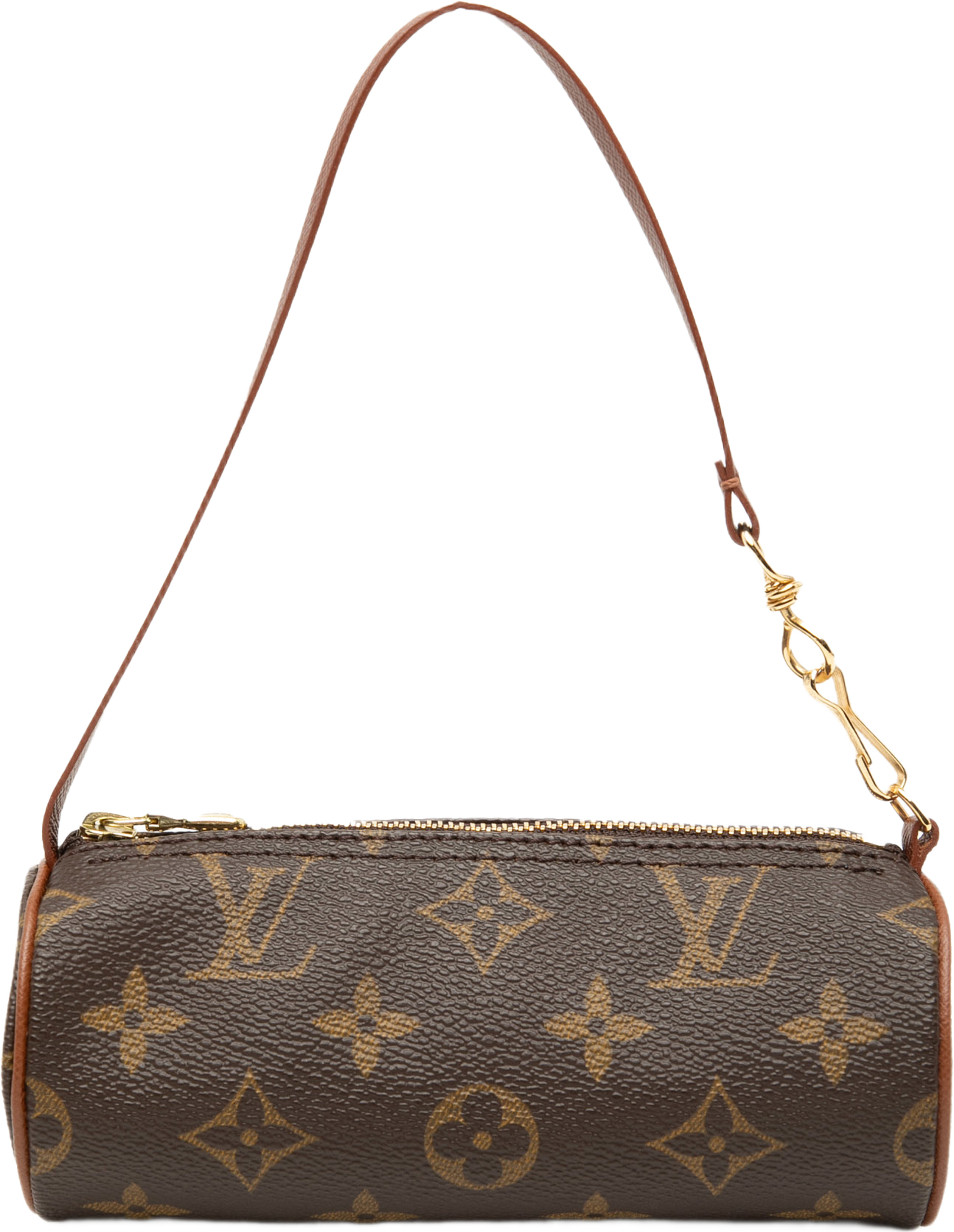 Louis Vuitton Monogram Papillon Pochette, från Luxclusif, i färgen brown. Klicka för att öppna bilden i stort format