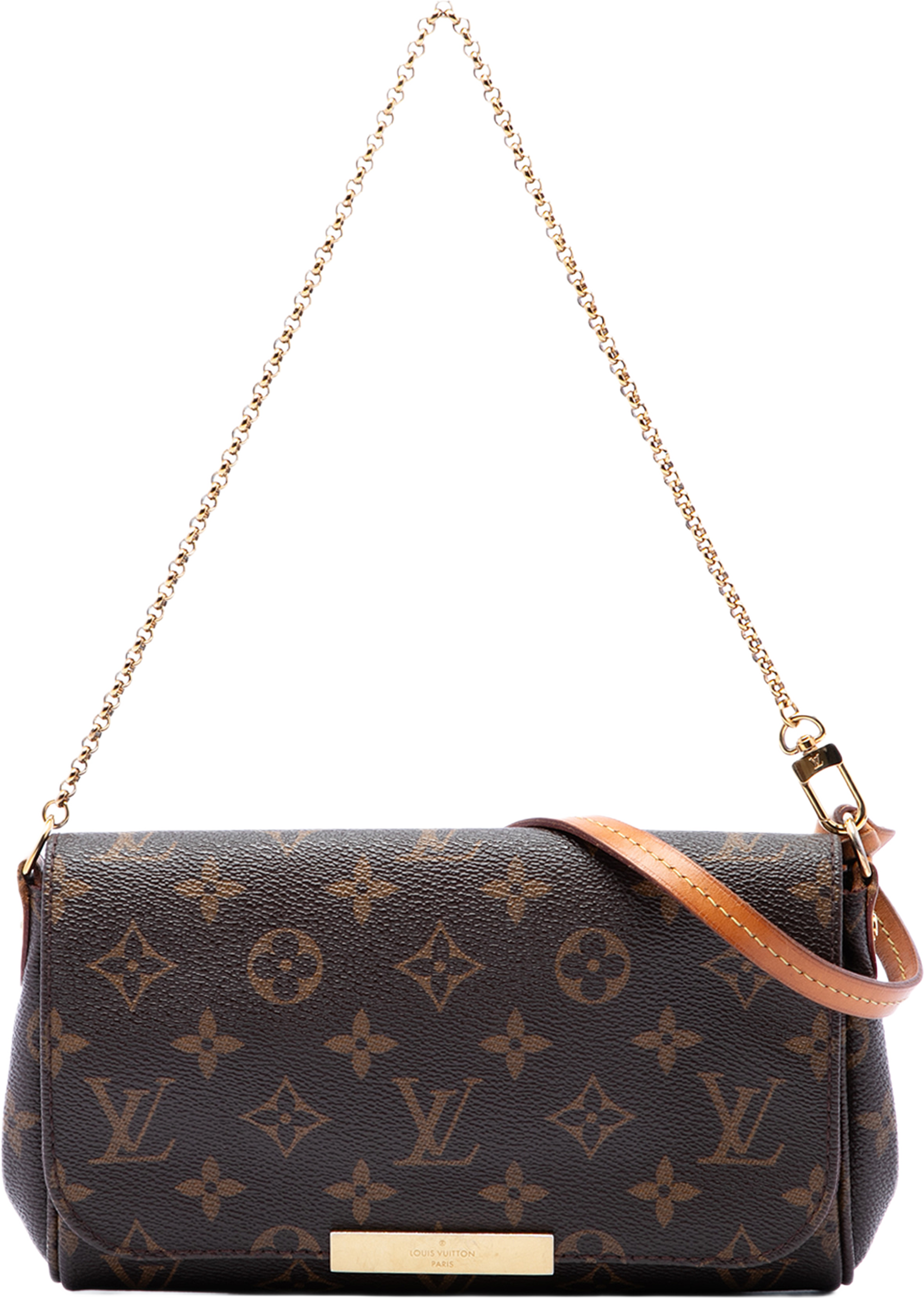 Louis Vuitton Monogram Favorite Pm, från Luxclusif, i färgen brun. Klicka för att öppna bilden i stort format