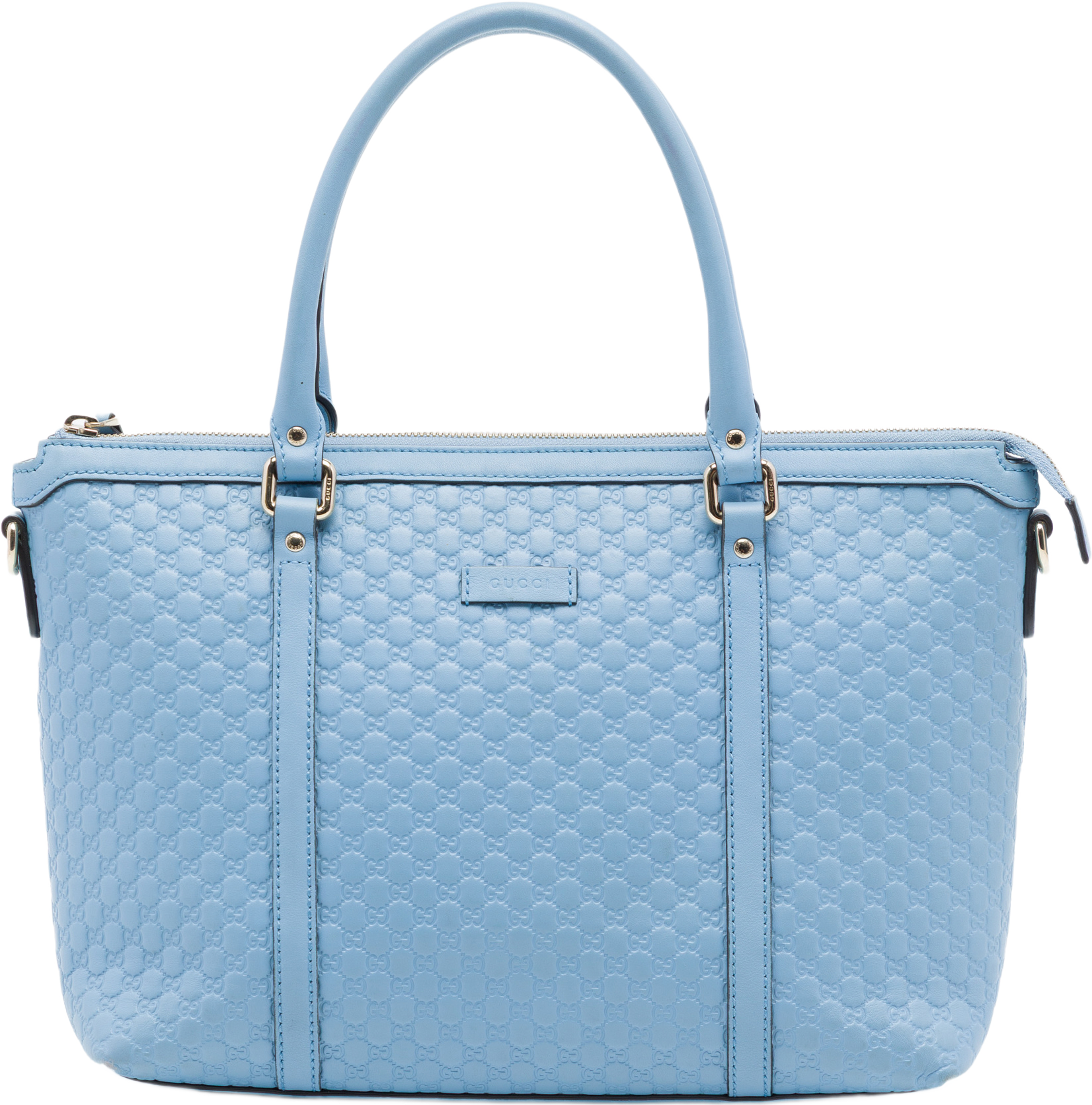 Gucci Small Microguccissima Joy Satchel, från Luxclusif, i färgen blå. Klicka för att öppna bilden i stort format