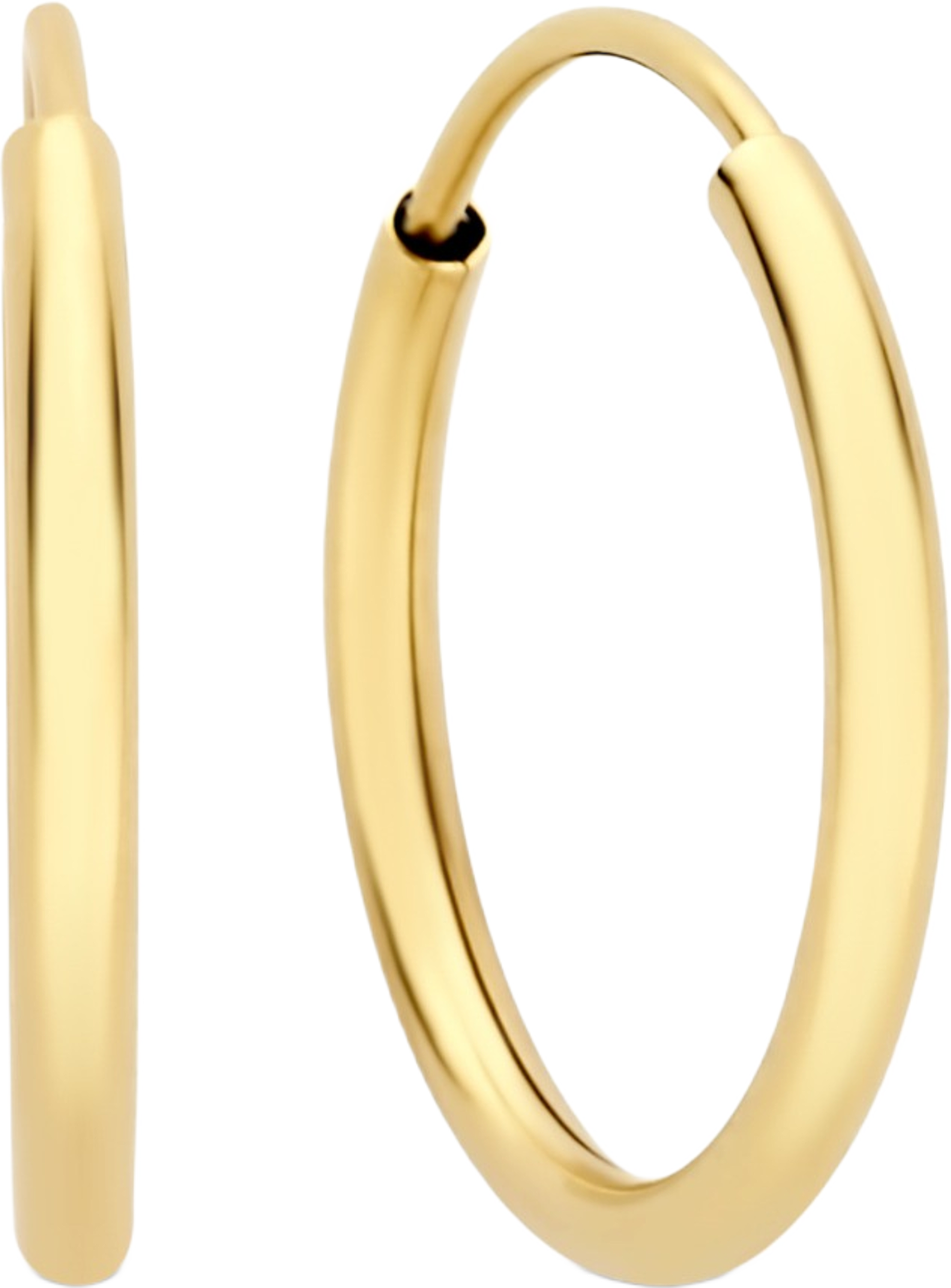 Le Marais 14 Karat Guld Creoler
