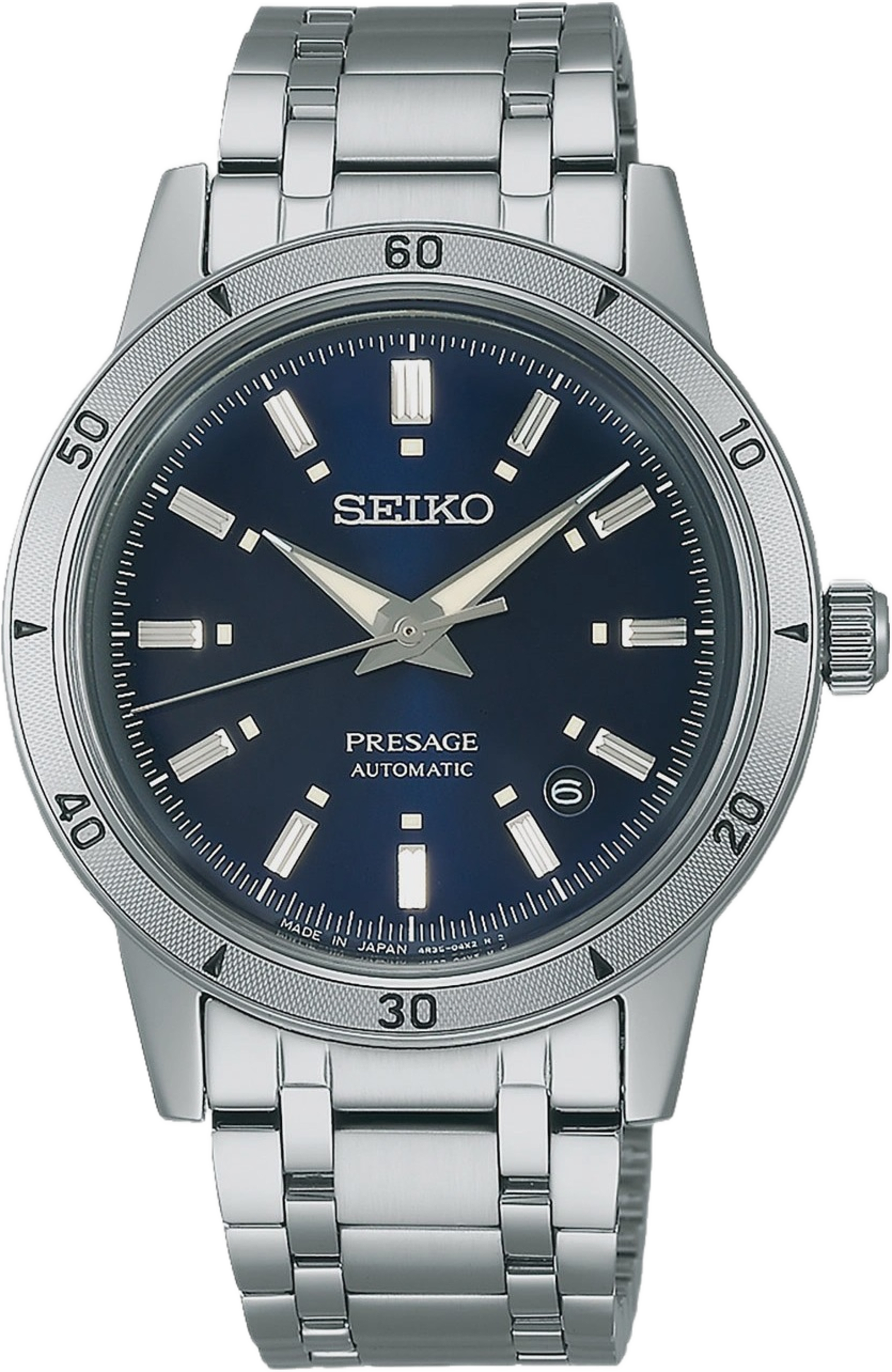 Seiko Presage Automatic Blå/stål, Stållänk - Srpl07j1, från Seiko, i färgen 1. Klicka för att öppna bilden i stort format