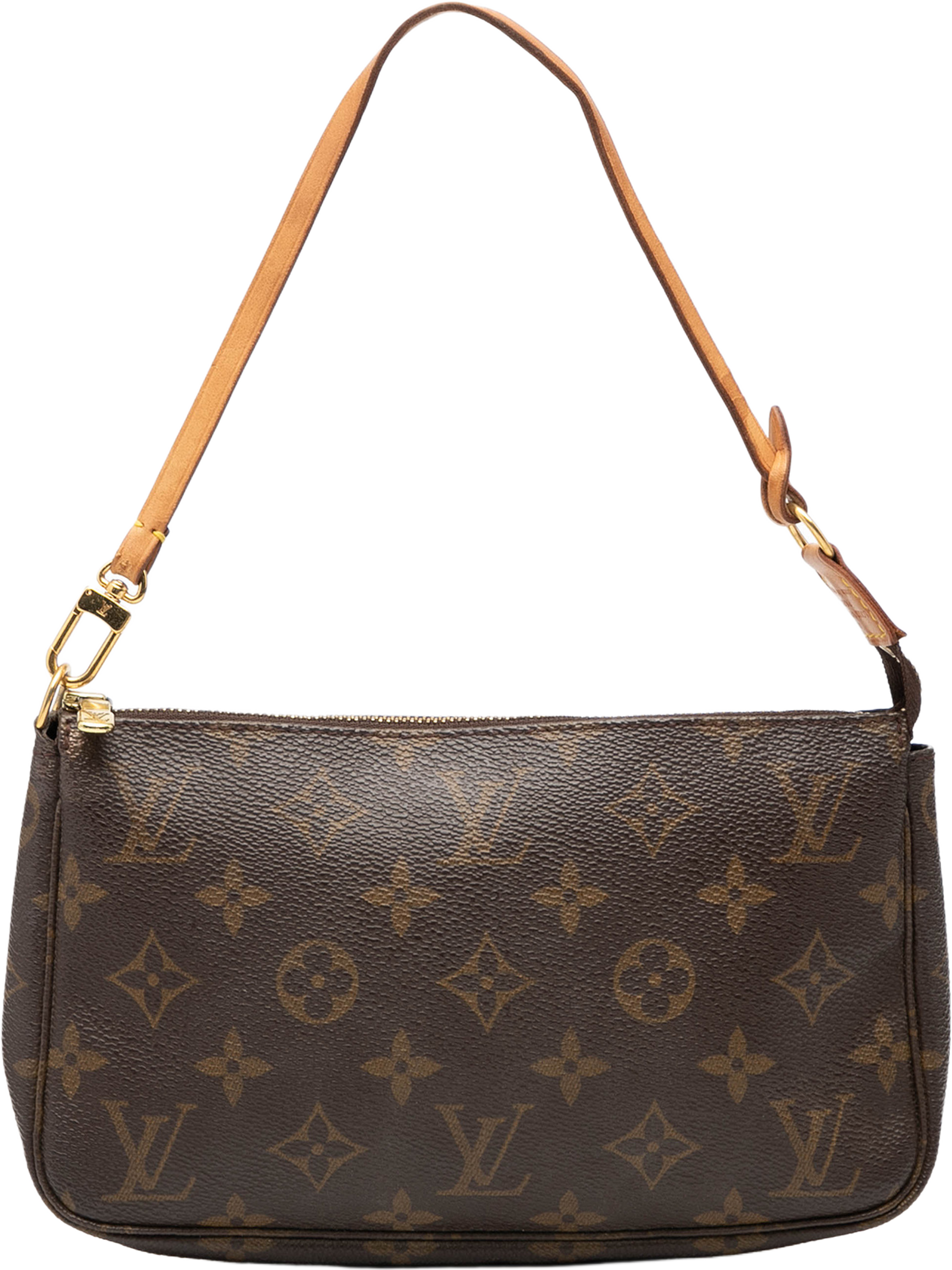 Louis Vuitton Monogram Pochette Accessoires, från Luxclusif, i färgen brown. Klicka för att öppna bilden i stort format