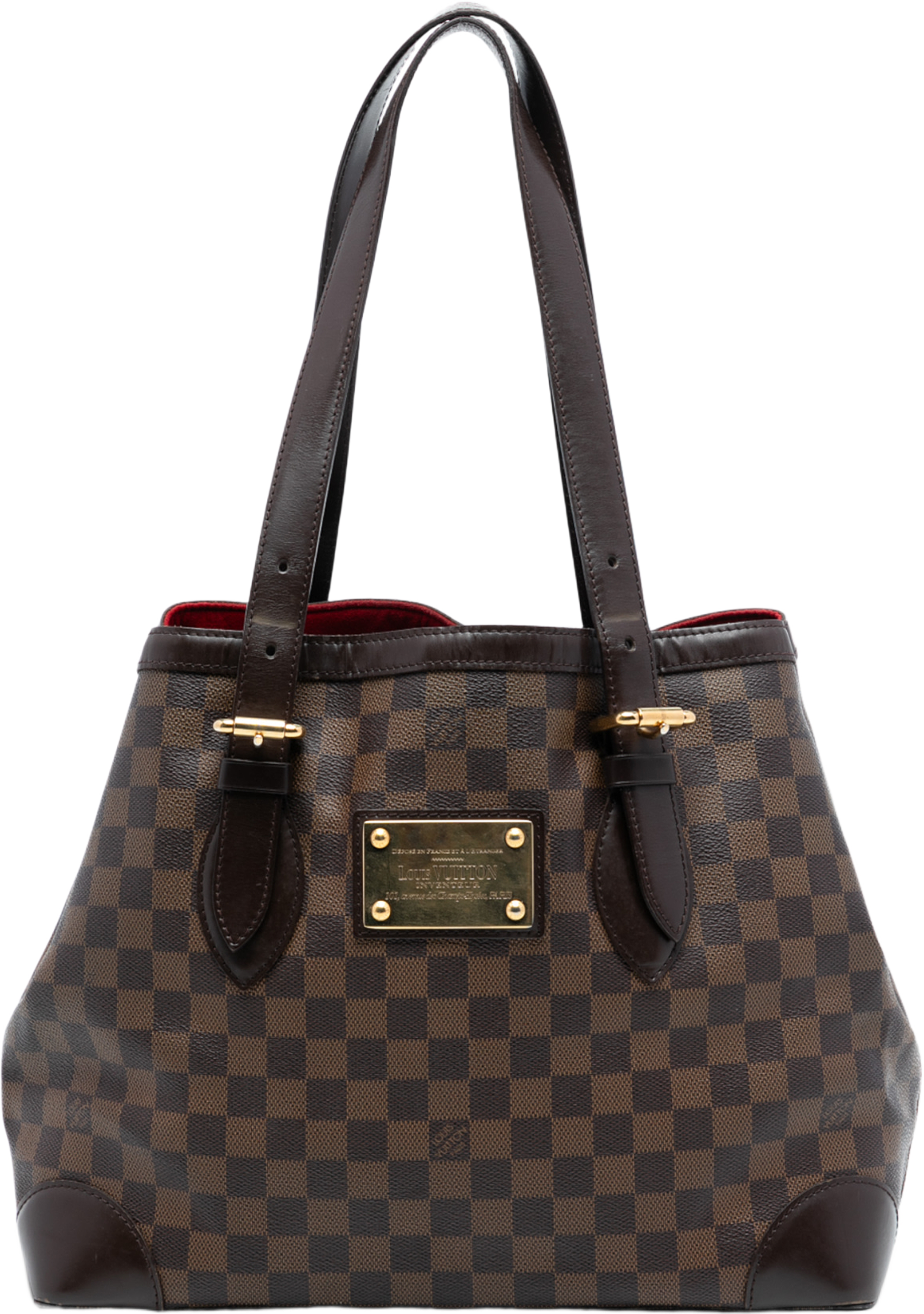 Louis Vuitton Damier Ebene Hampstead Mm, från Luxclusif, i färgen brown. Klicka för att öppna bilden i stort format