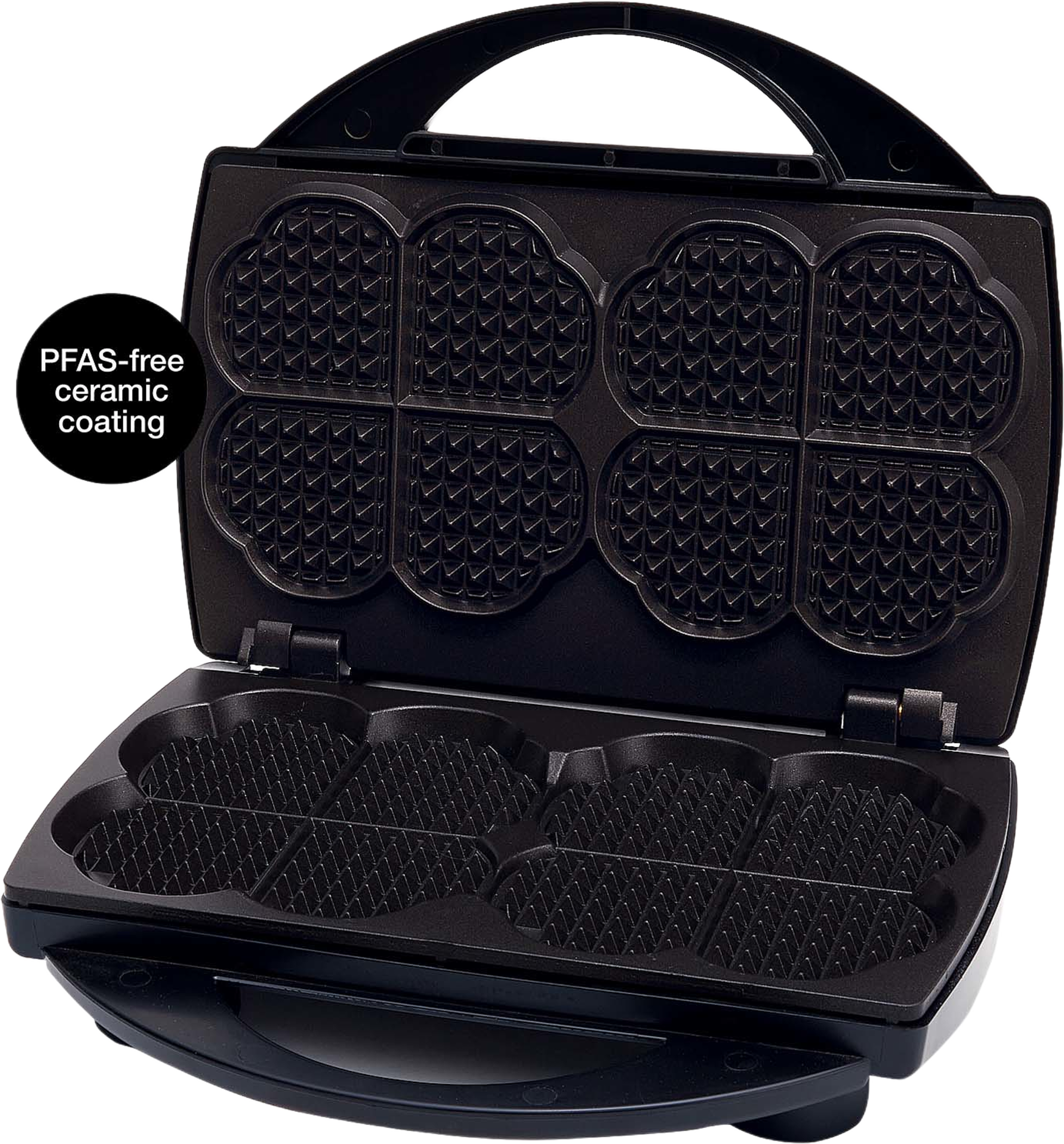 Våffeljärn Dubbelt Nobless 909.0 Keramiskt, Sound, från Åviken, i färgen svart. Klicka för att öppna bilden i stort format