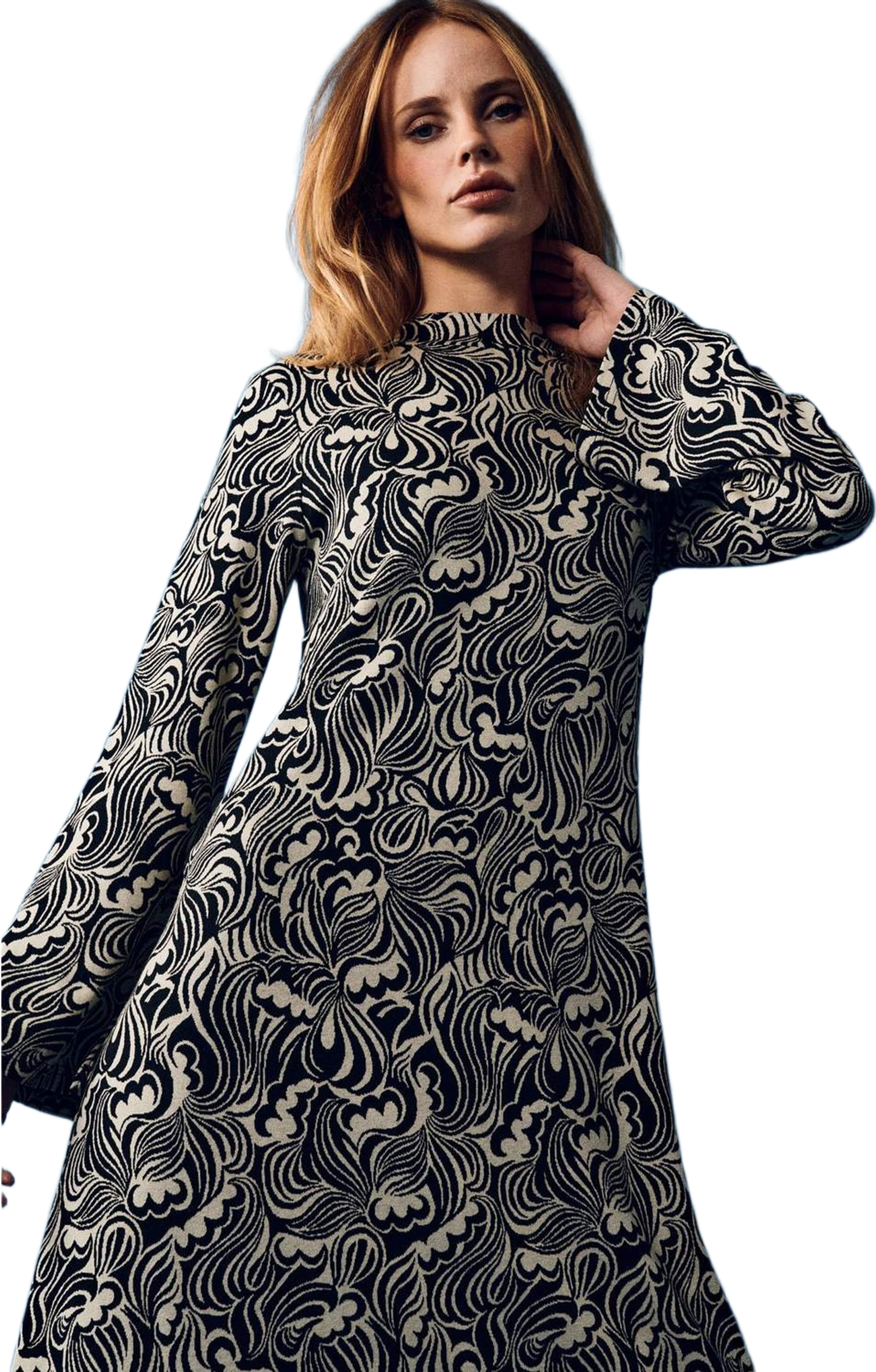 Della Dress, från Jumperfabriken, i färgen black. Klicka för att öppna bilden i stort format