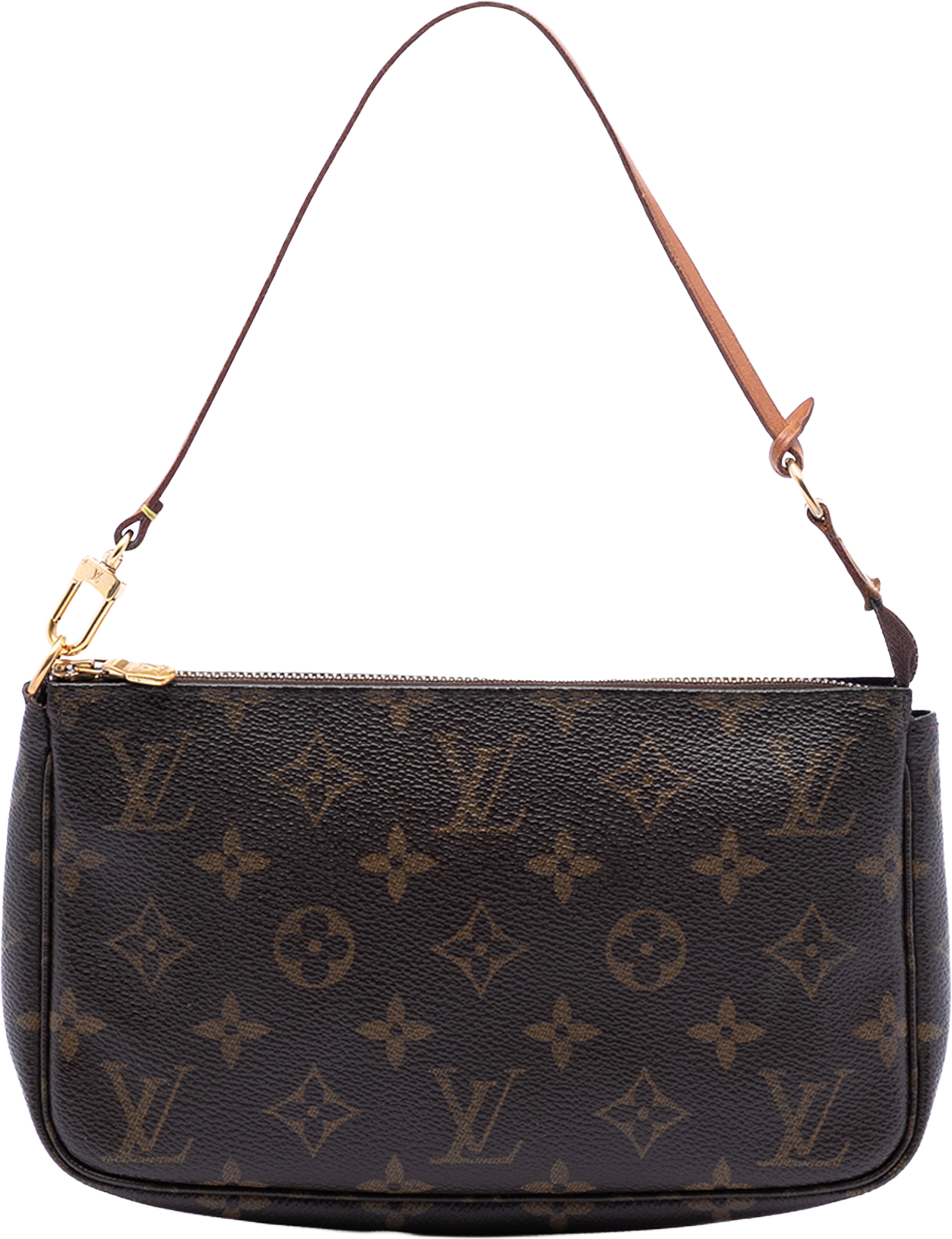 Louis Vuitton Monogram Pochette Accessoires, från Luxclusif, i färgen brown. Klicka för att öppna bilden i stort format