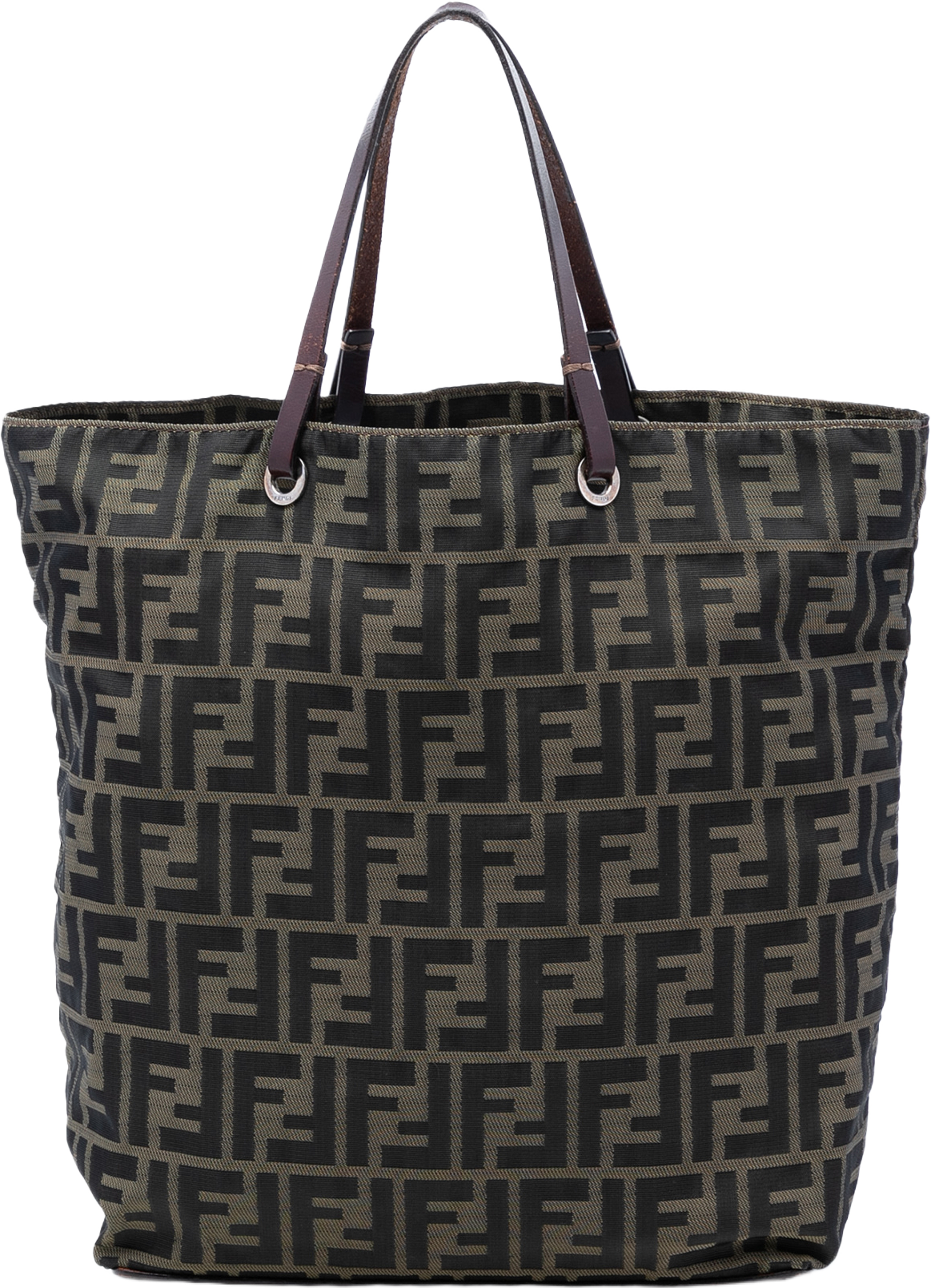Fendi Zucca Canvas Tote, från Luxclusif, i färgen brown. Klicka för att öppna bilden i stort format