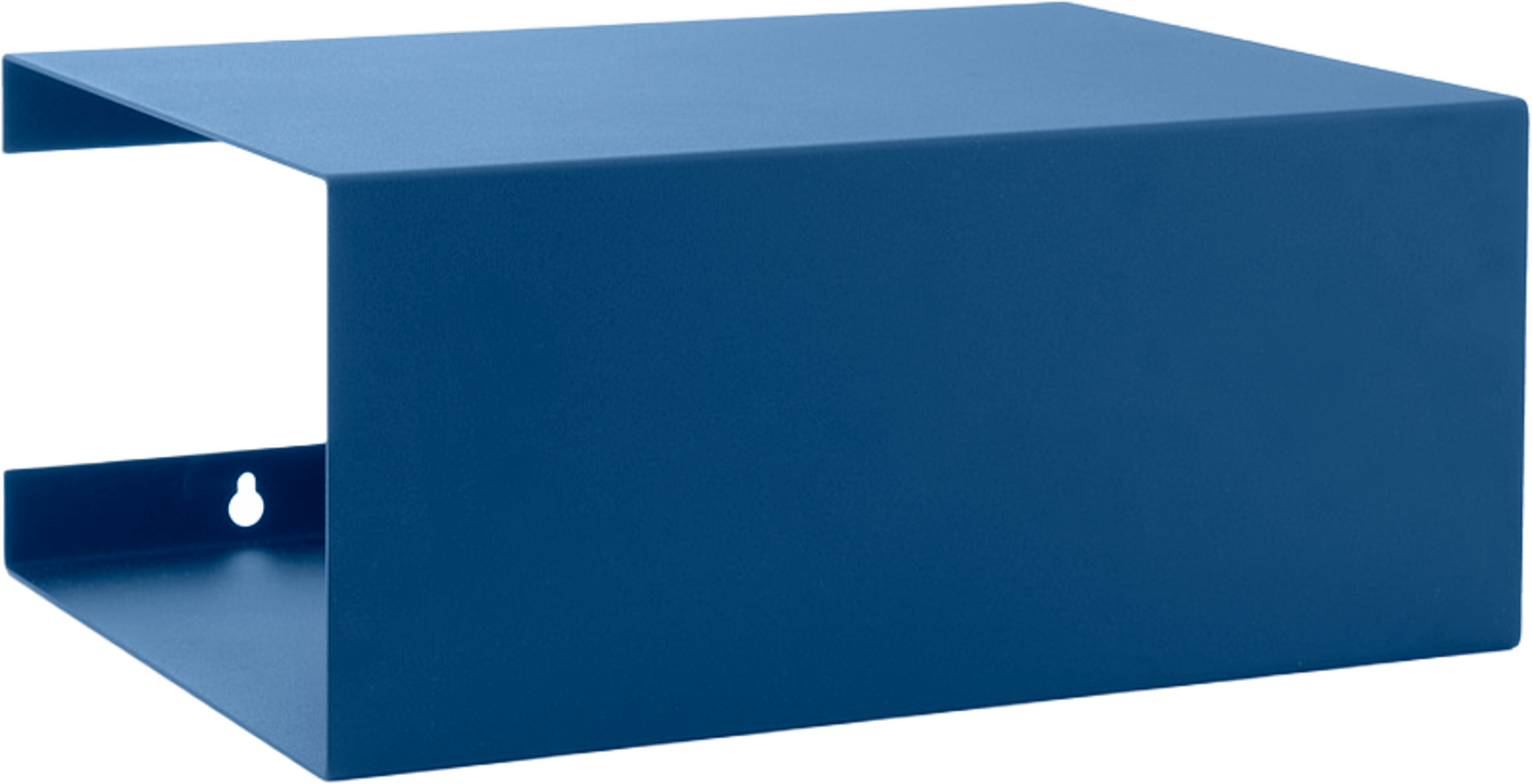 Boxshelf, från ReCollector, i färgen cobolt blue. Klicka för att öppna bilden i stort format