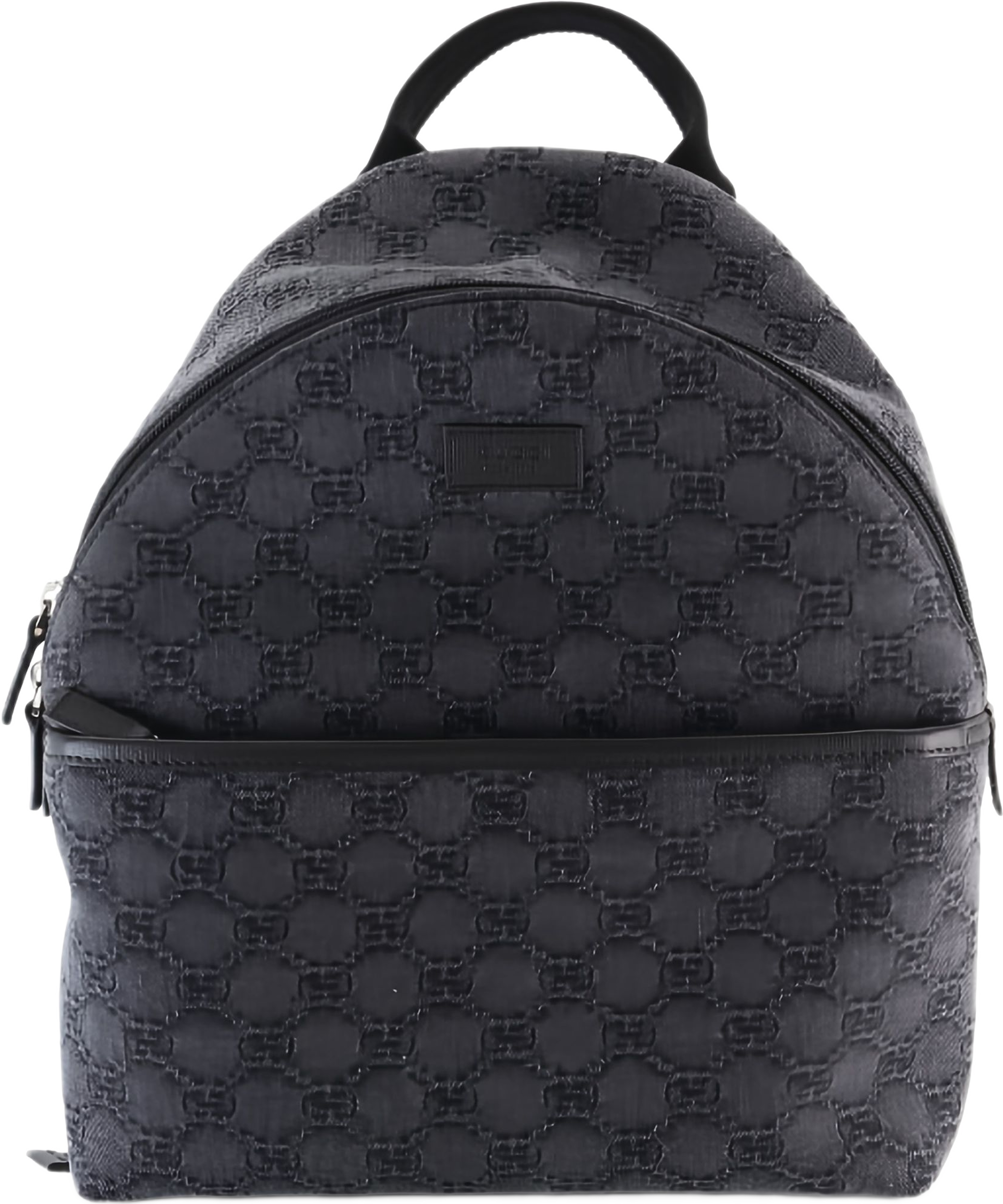 Gucci Kids Gg Denim Backpack, från Luxclusif, i färgen grå. Klicka för att öppna bilden i stort format
