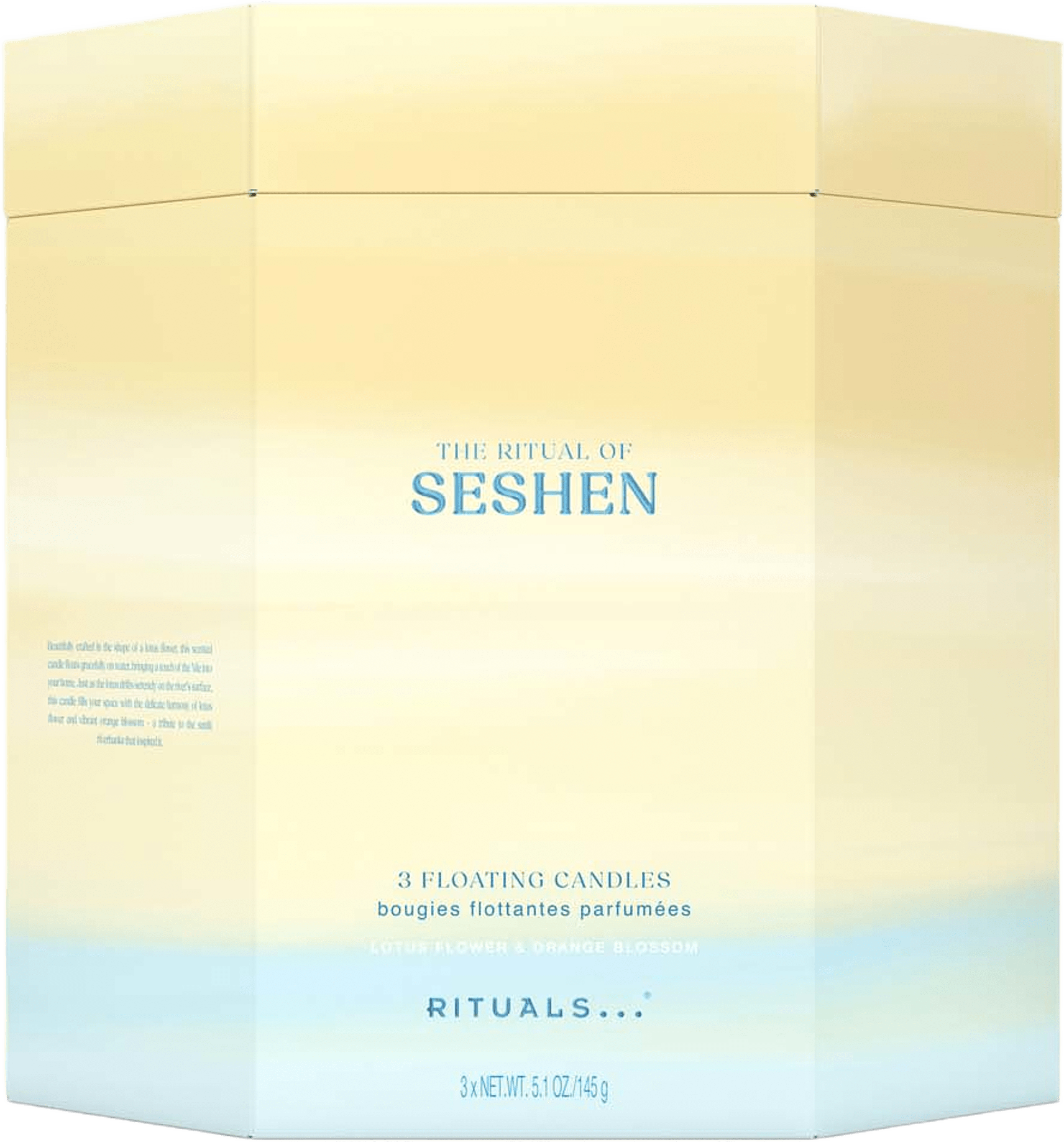 The Ritual of Seshen Floating Candle, från Rituals. Klicka för att öppna bilden i stort format