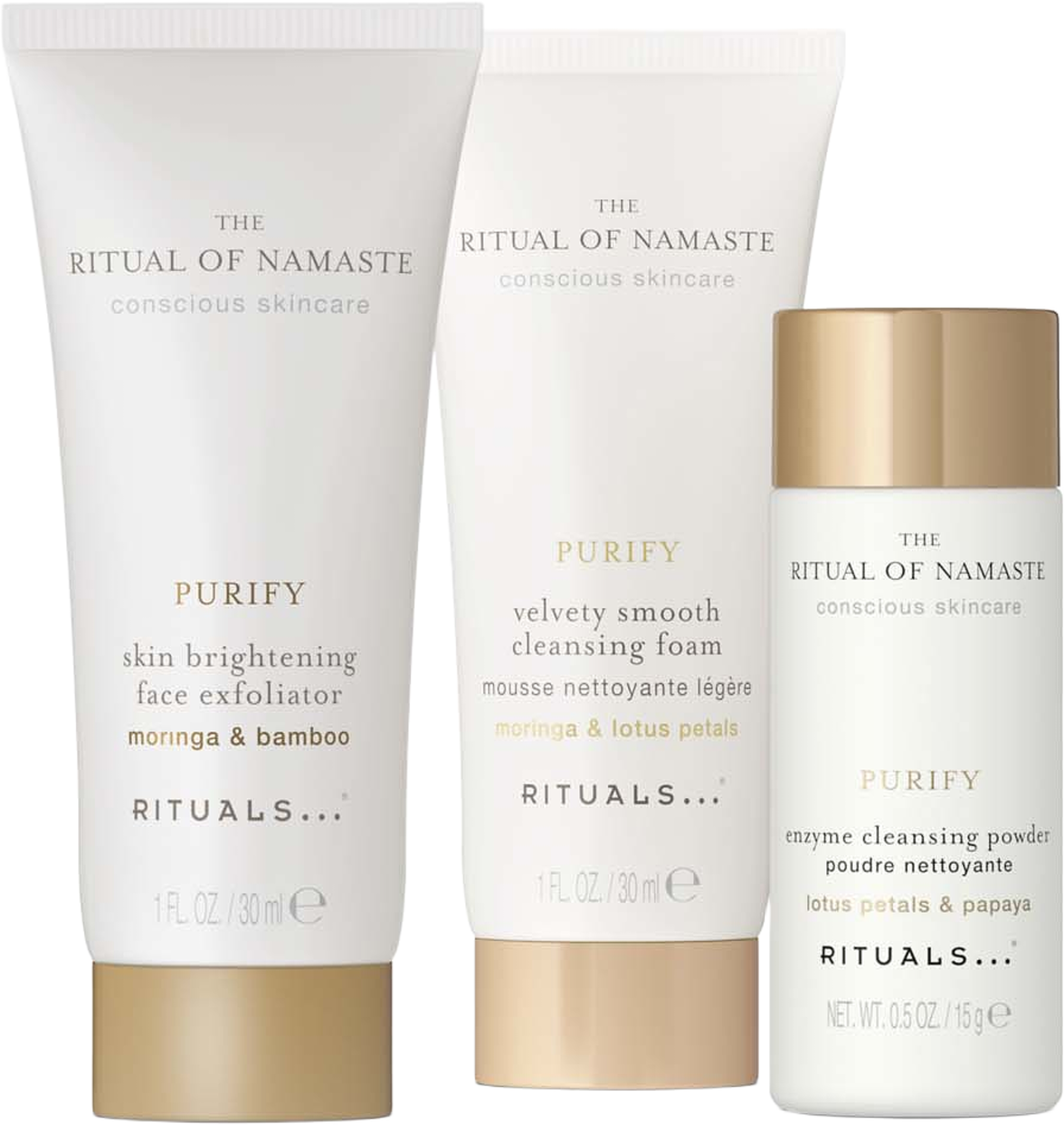 The Ritual of Namaste Skin Care Set - Cleanse, från Rituals. Klicka för att öppna bilden i stort format