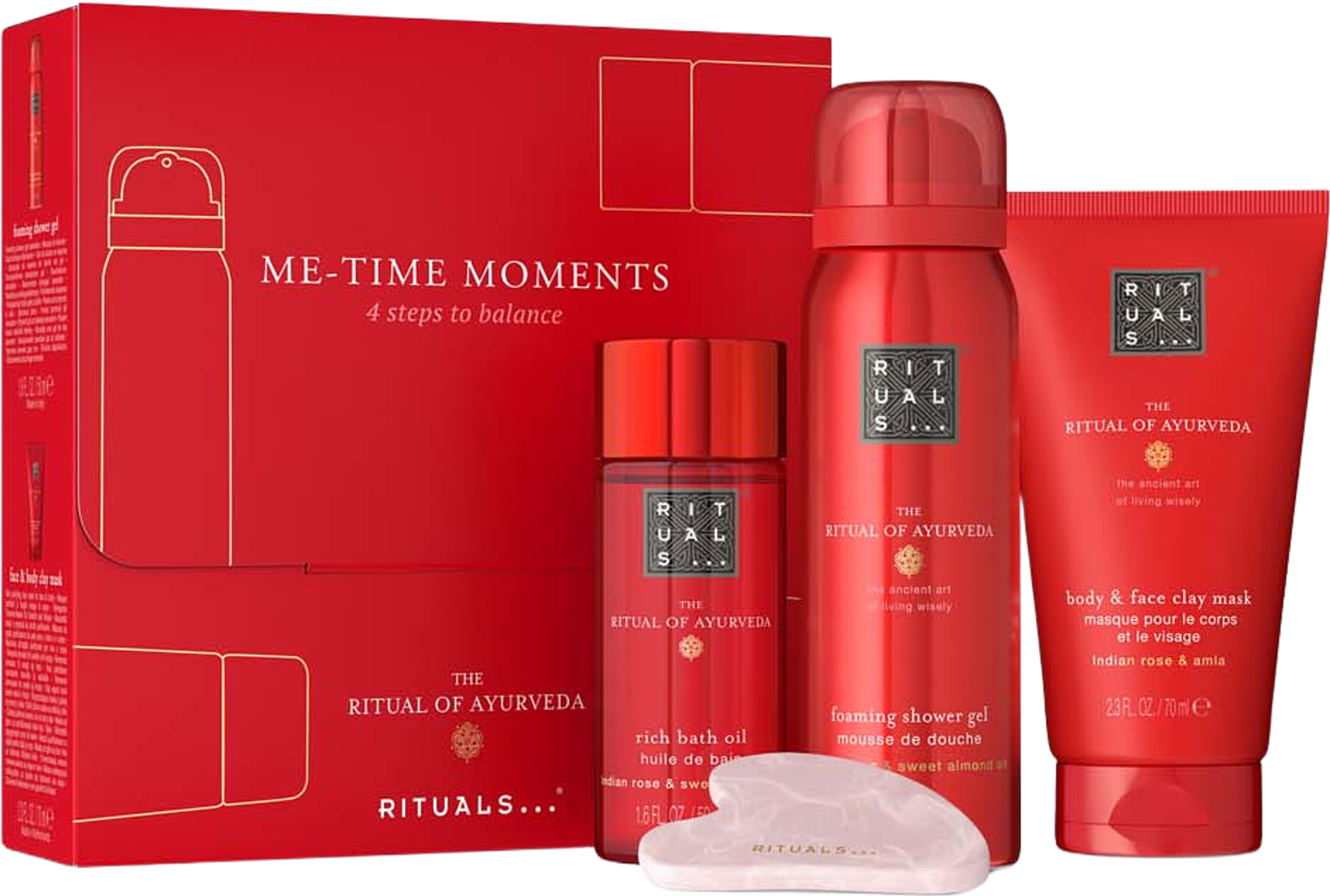 The Ritual of Ayurveda Me-Time Set Joyful Reset, från Rituals. Klicka för att öppna bilden i stort format
