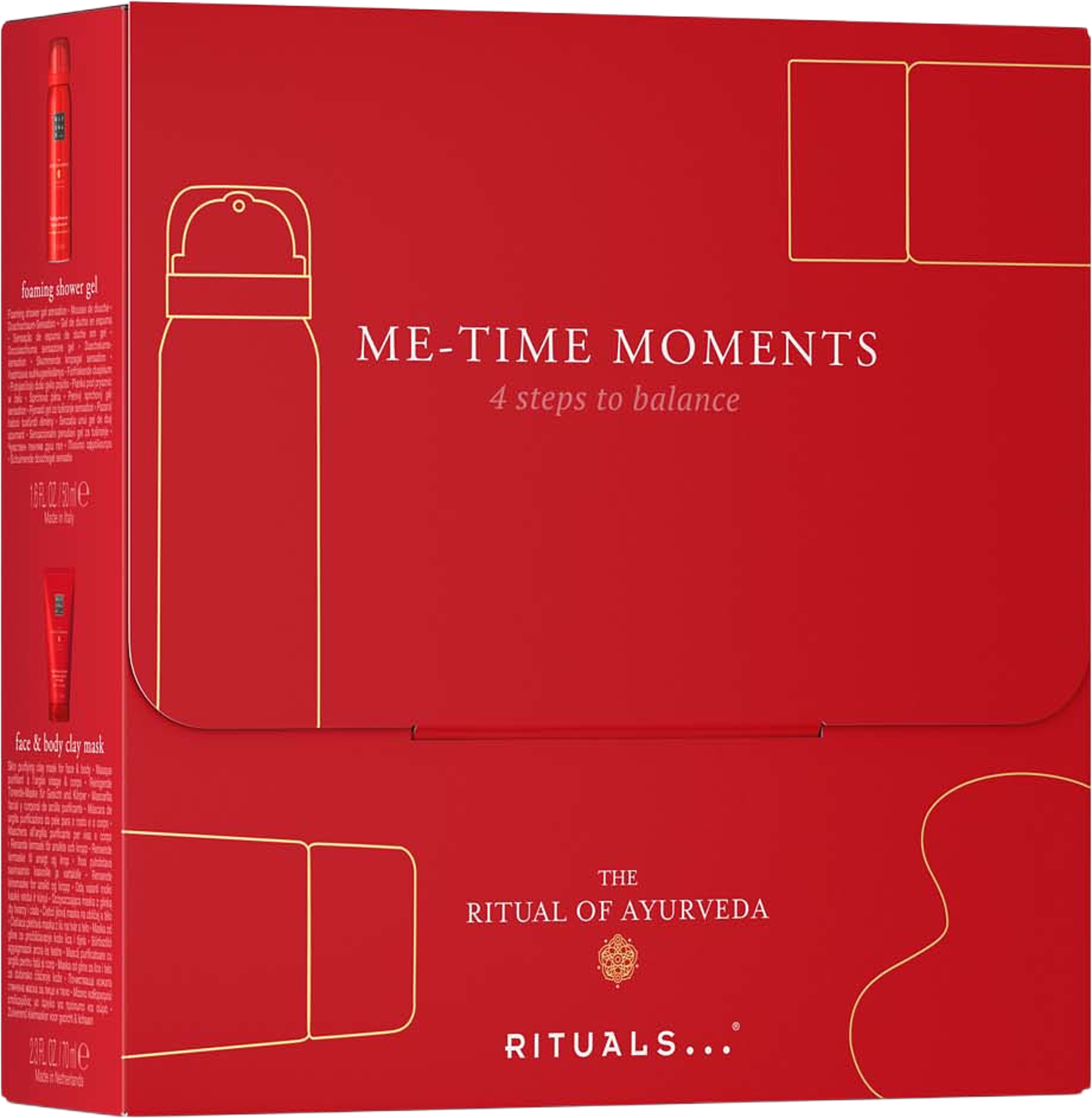 The Ritual of Ayurveda Me-Time Set Joyful Reset, från Rituals. Klicka för att öppna bilden i stort format