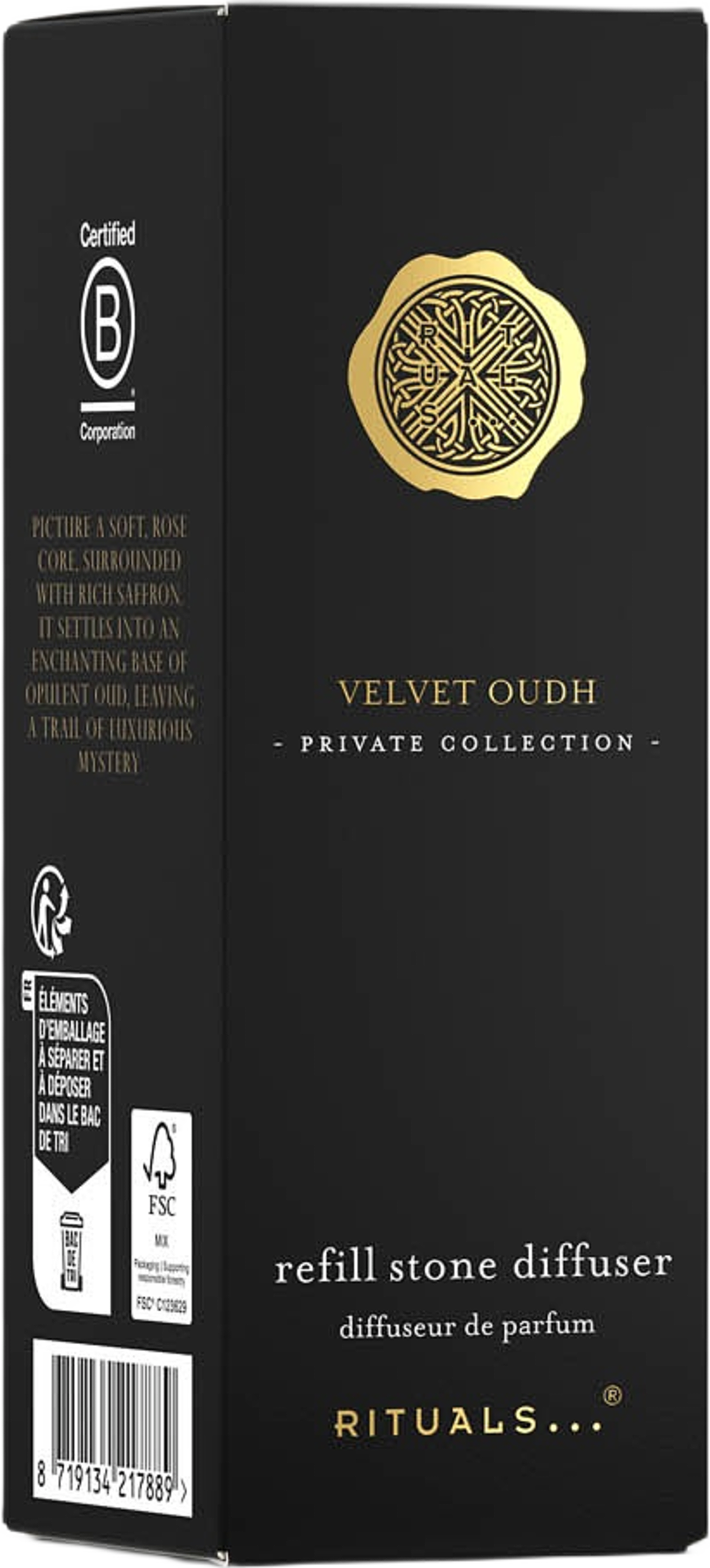 Velvet Oudh Stone Diffuser Refill, från Rituals. Klicka för att öppna bilden i stort format