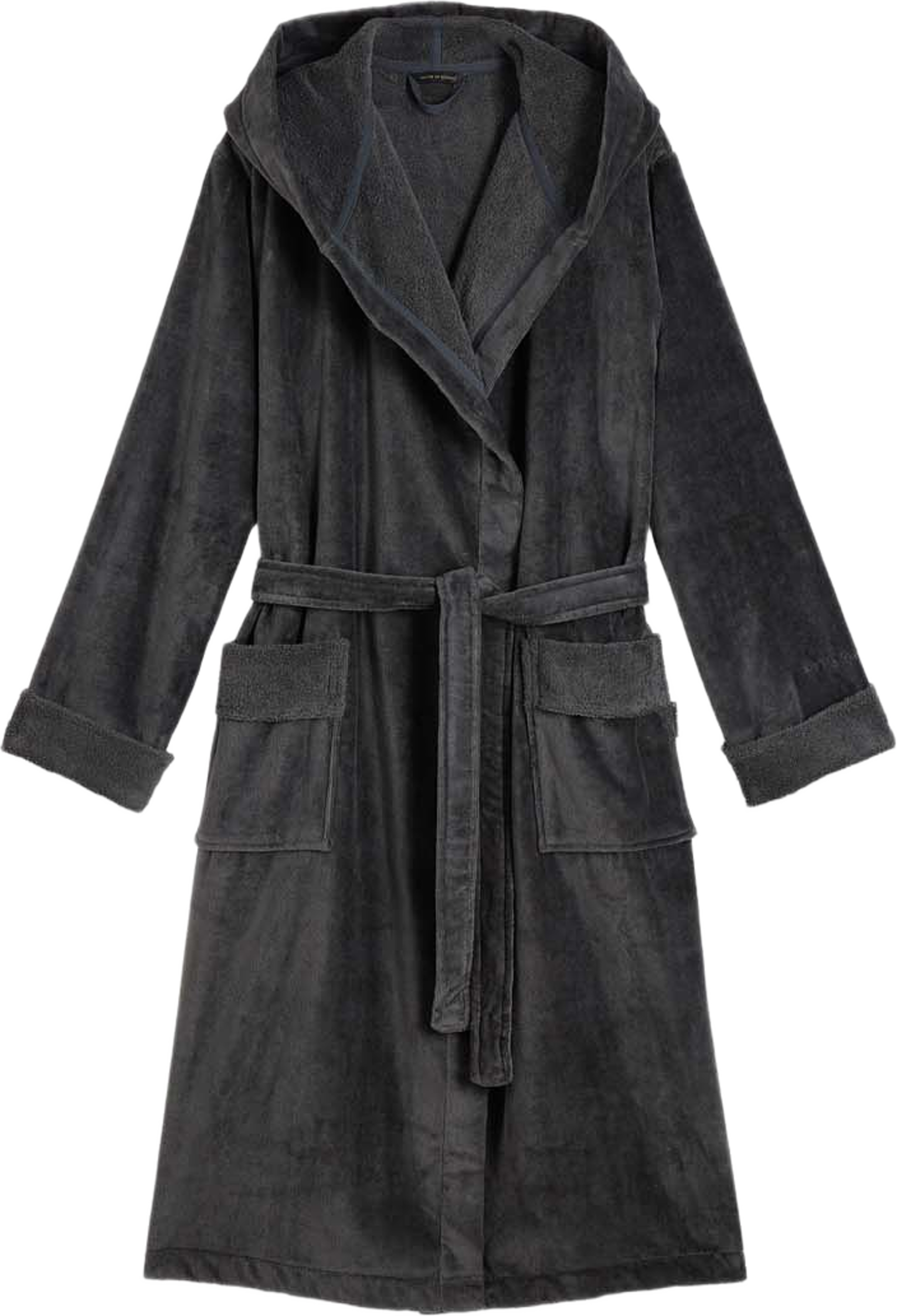 Super Soft Cotton Bathrobe Unisex, från Rituals, i färgen Graphite Grey. Klicka för att öppna bilden i stort format