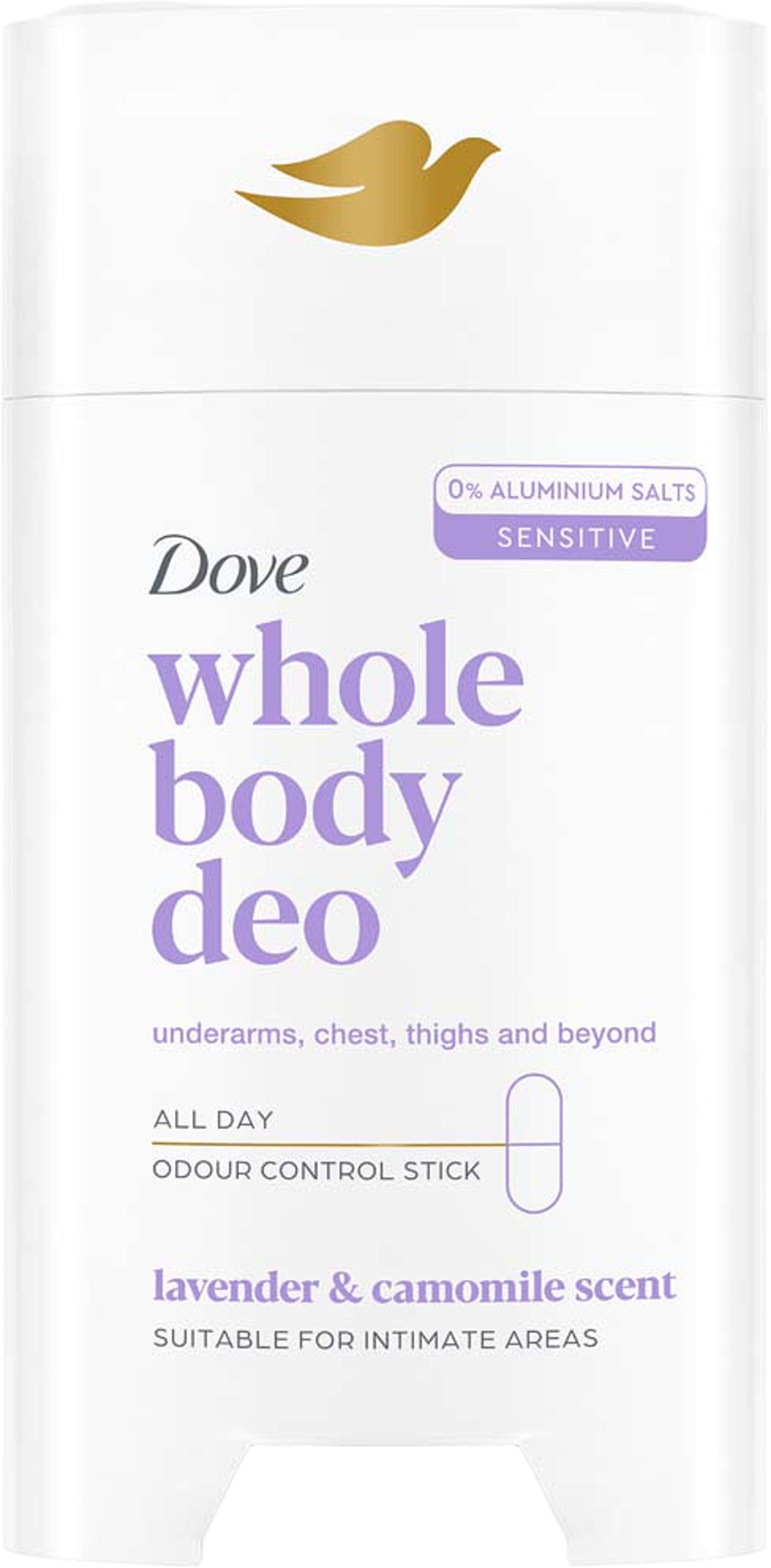 AOB Lavender/Chamomile Deo Stick, från Dove. Klicka för att öppna bilden i stort format
