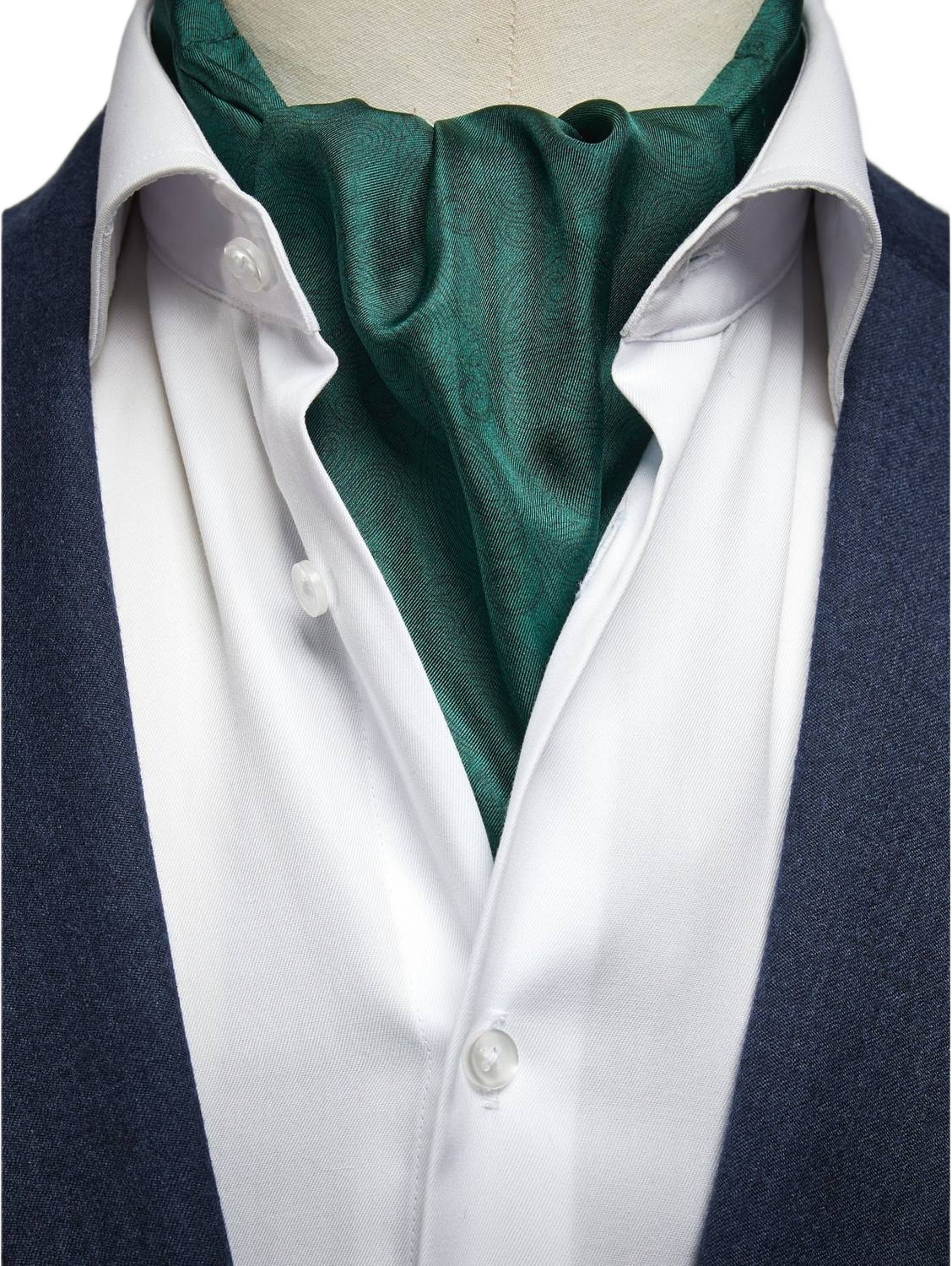 Silk Double Pointed Ascot Formal