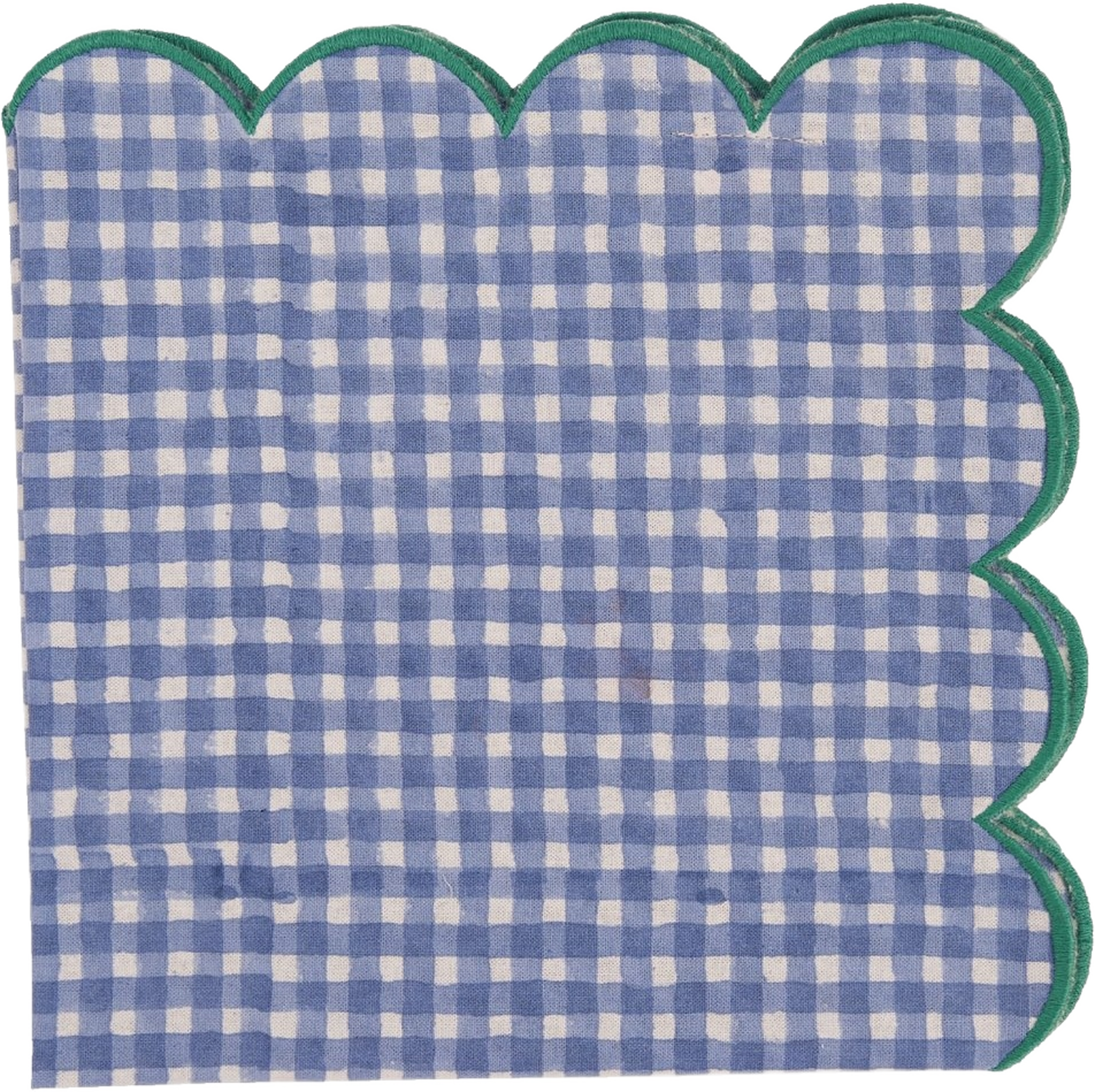 Vichy Servett - 45x45 Cm, från Pick A Poppy, i färgen light blue. Klicka för att öppna bilden i stort format