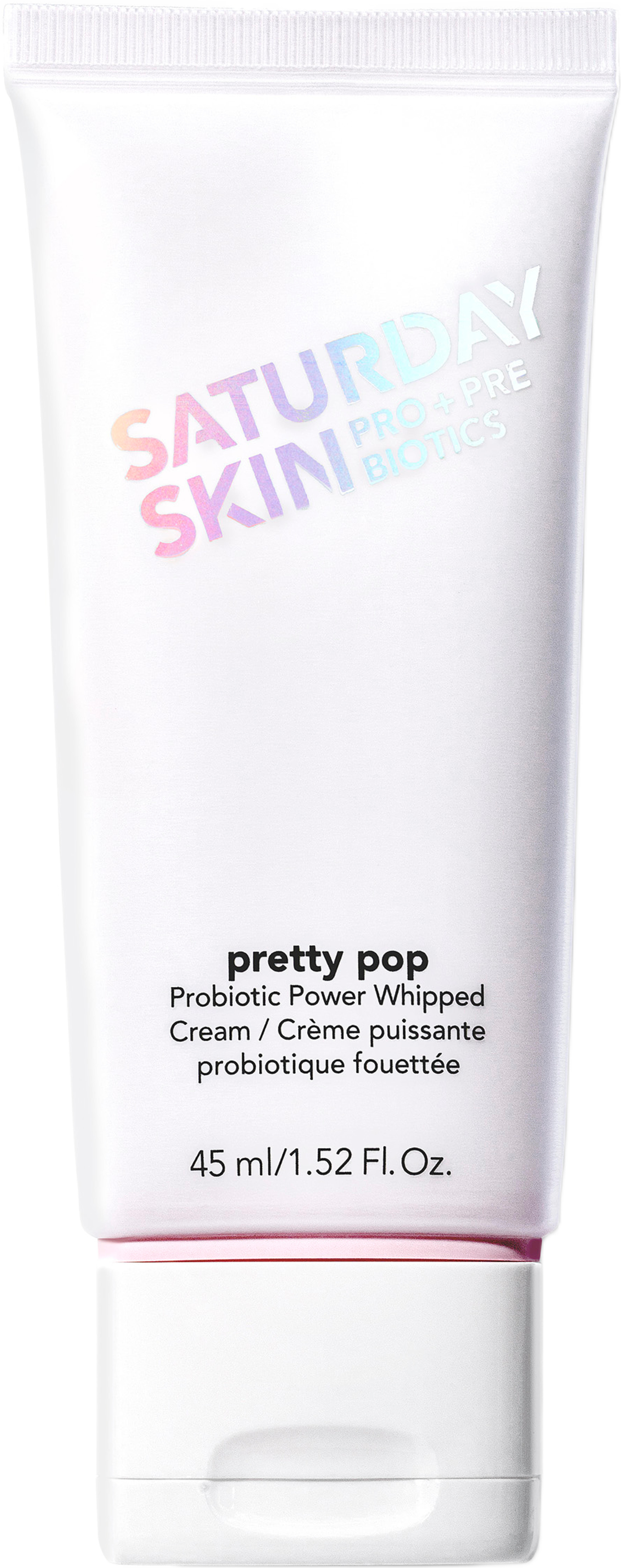 Pretty Pop Probiotic Power Whipped Cream 45ml, från Saturday Skin. Klicka för att öppna bilden i stort format