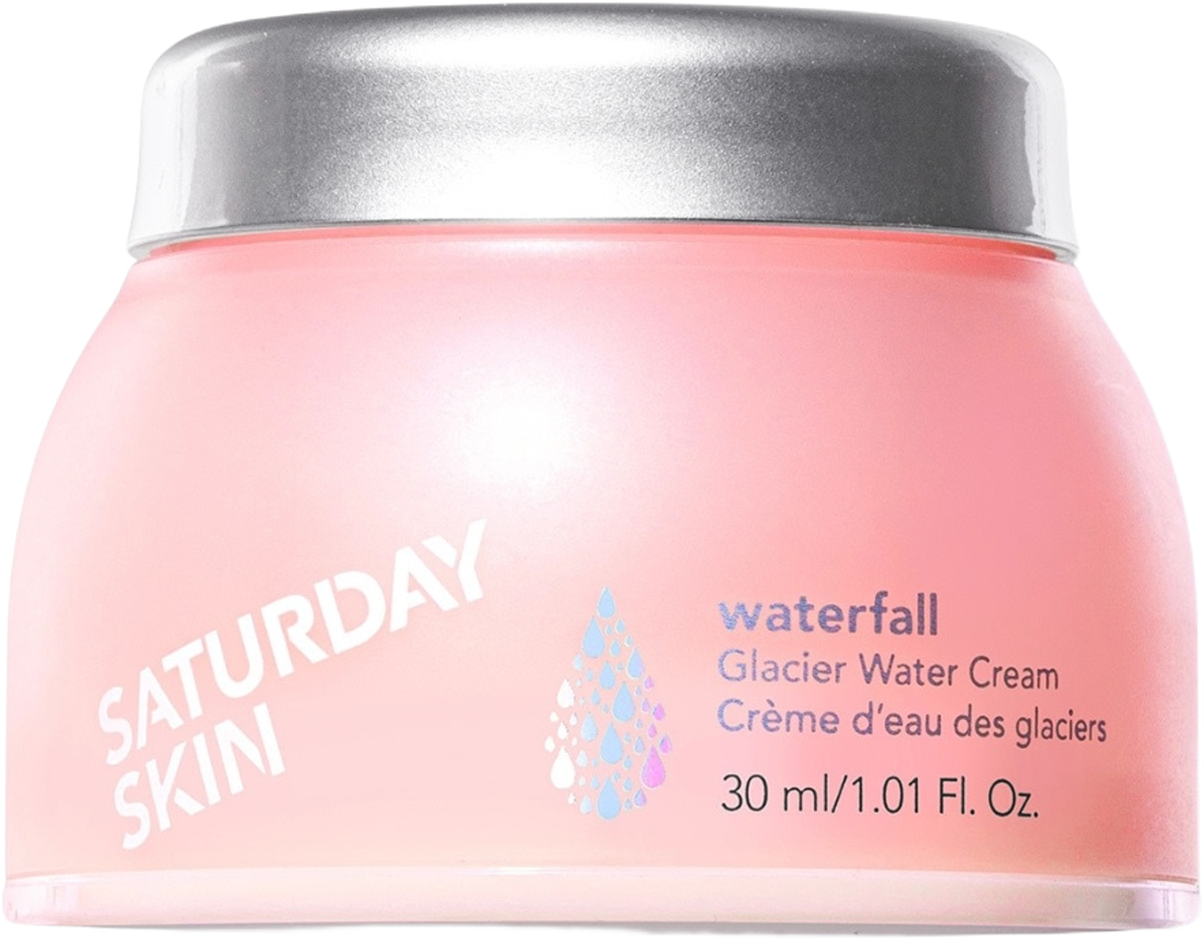 Waterfall Glacier Water Cream 30ml, från Saturday Skin. Klicka för att öppna bilden i stort format
