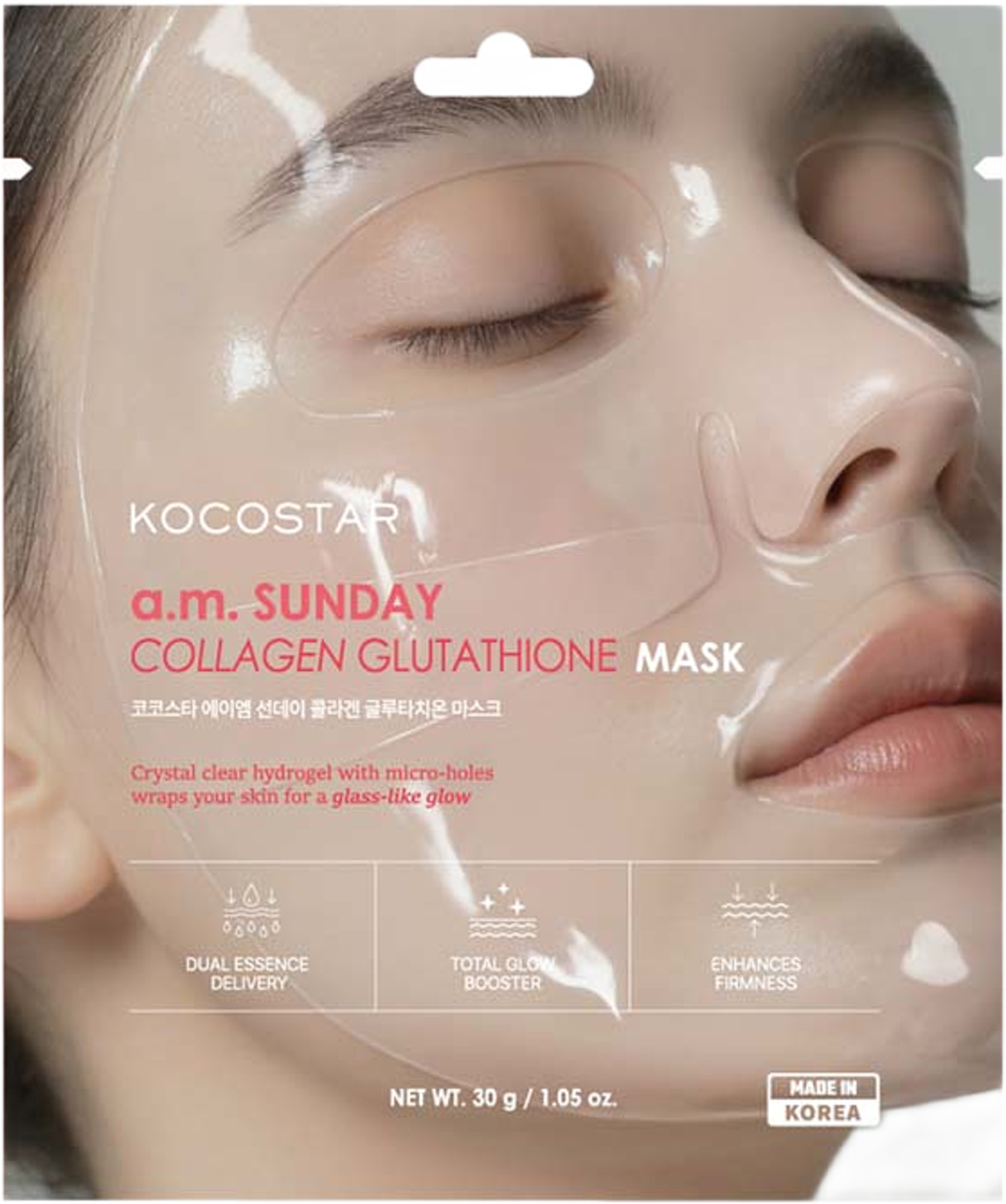 a.m Sunday Collagen Glutathione Mask, från Kocostar. Klicka för att öppna bilden i stort format